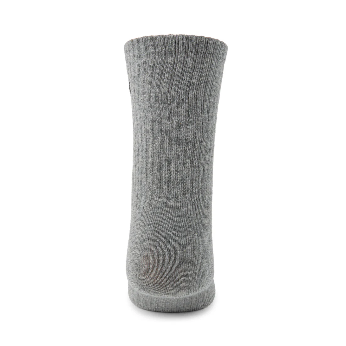 4PK WOMEN'S GREY MULTI LOGO CREW SOCKS