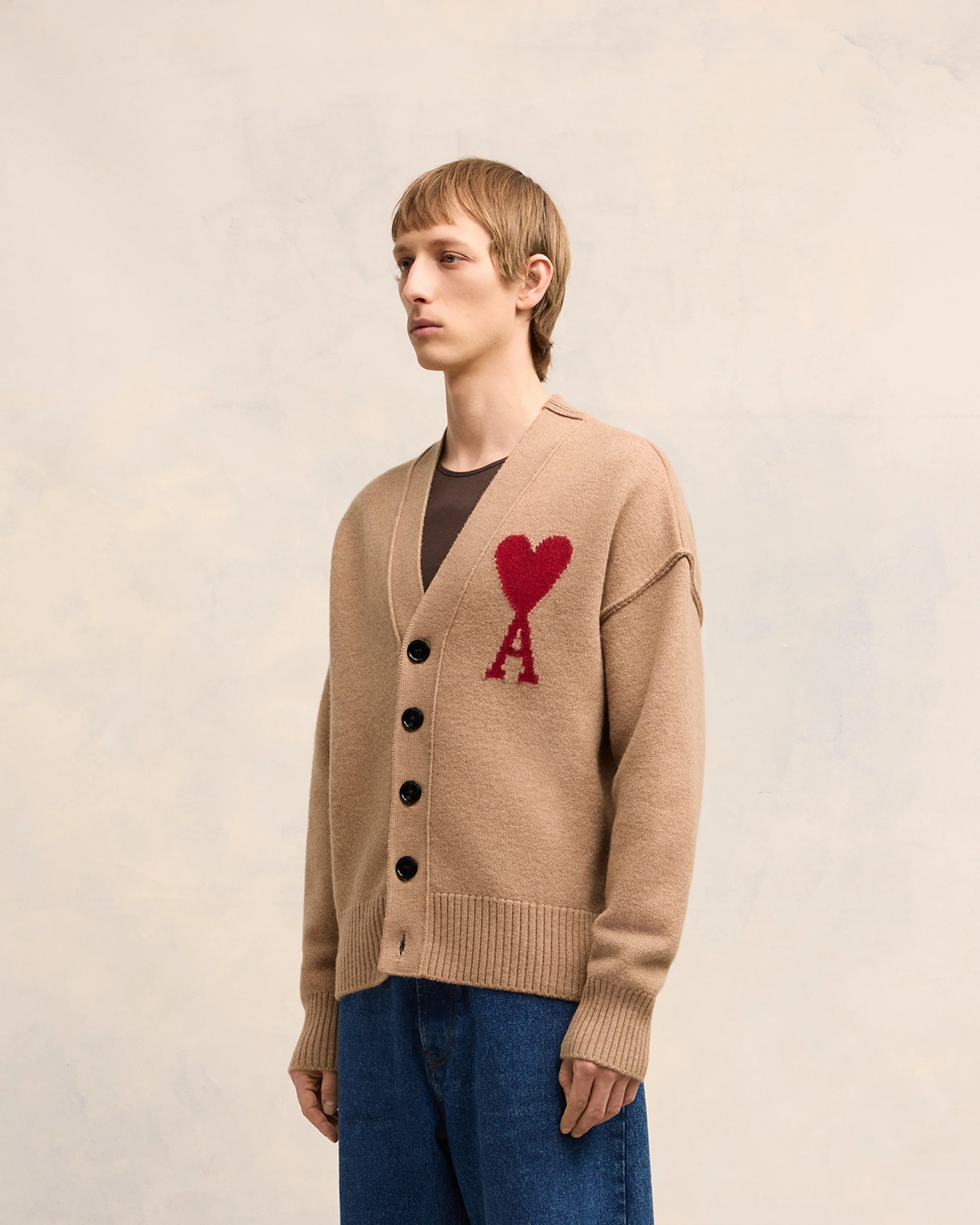 Red Ami de Coeur Cardigan