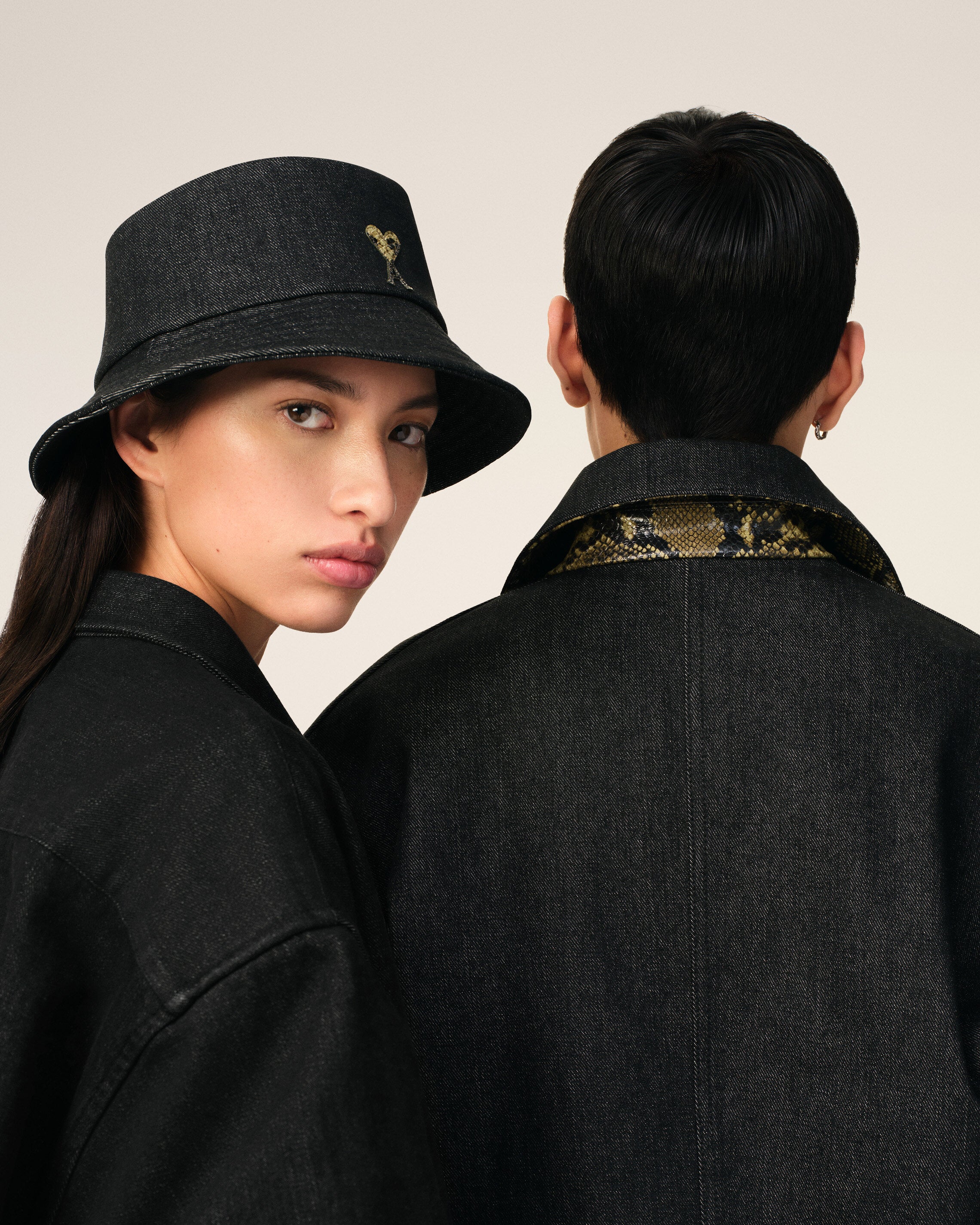 Bob Rivet Ami De Coeur Noir En Coton