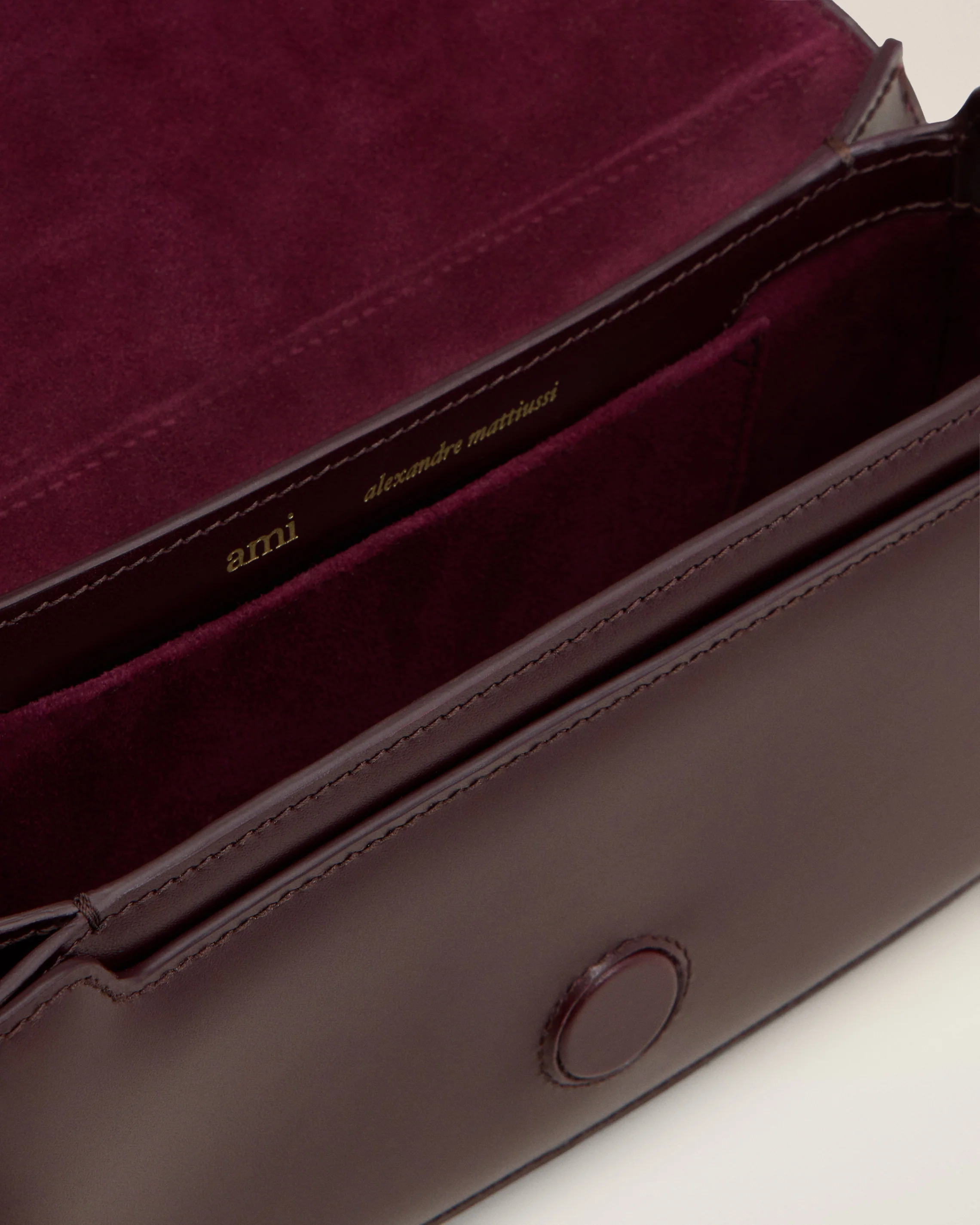 Burgundy Leather Shoulder Bag Paris Paris Bag