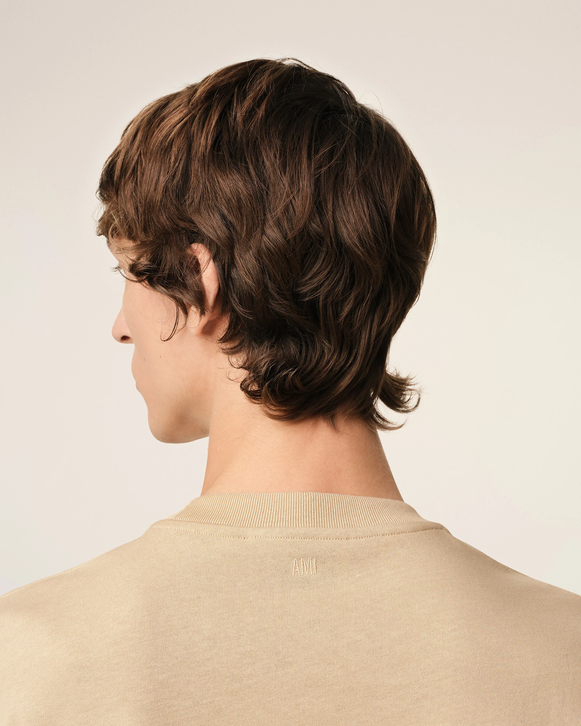 Beige Cotton Ami de Coeur T-Shirt