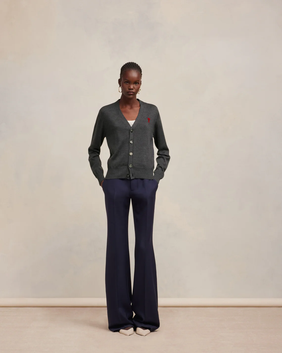 Red Ami de Coeur Cardigan