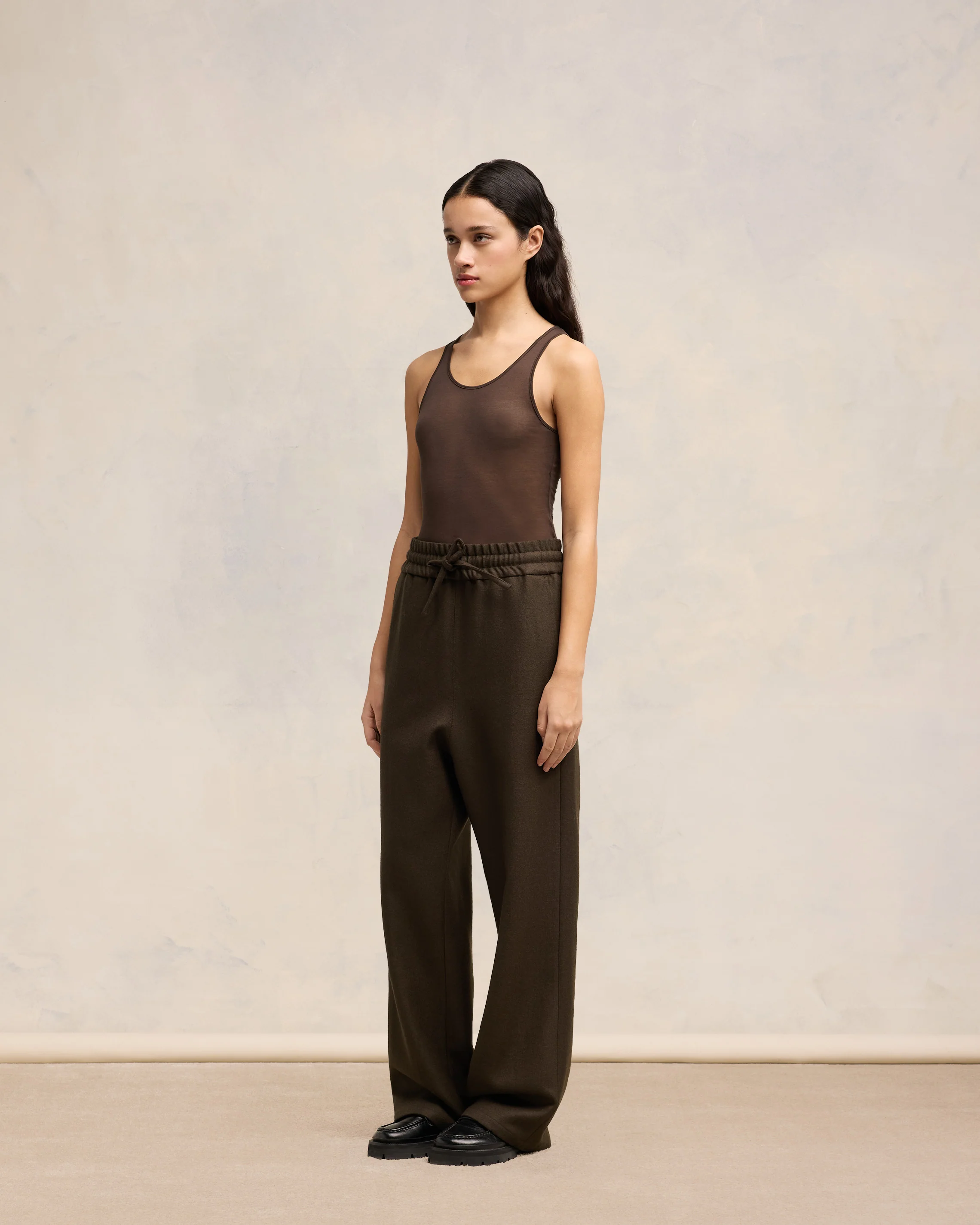 Wide Elasticated Waist Trousers