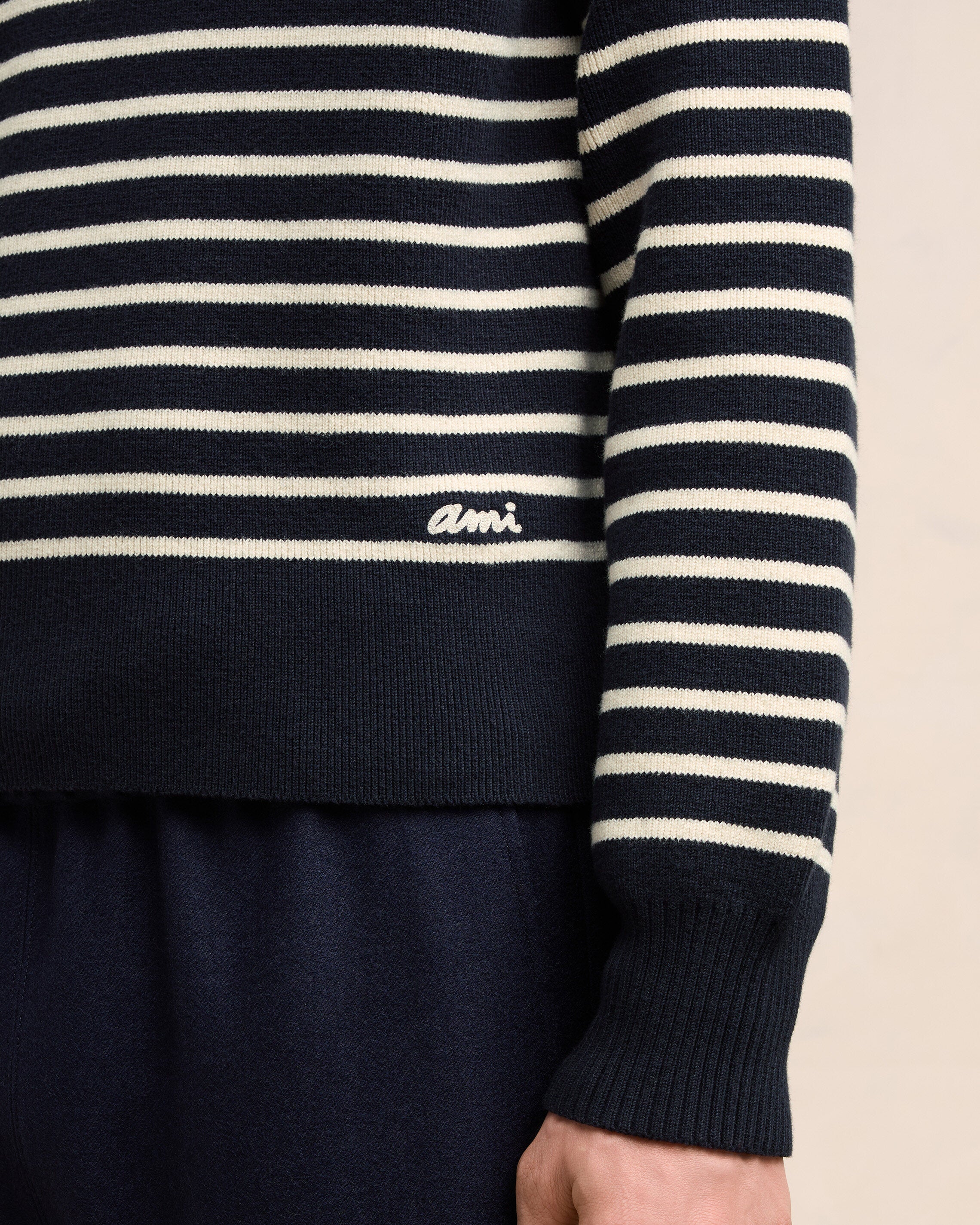 Striped Sailor Crew Neck Sweater