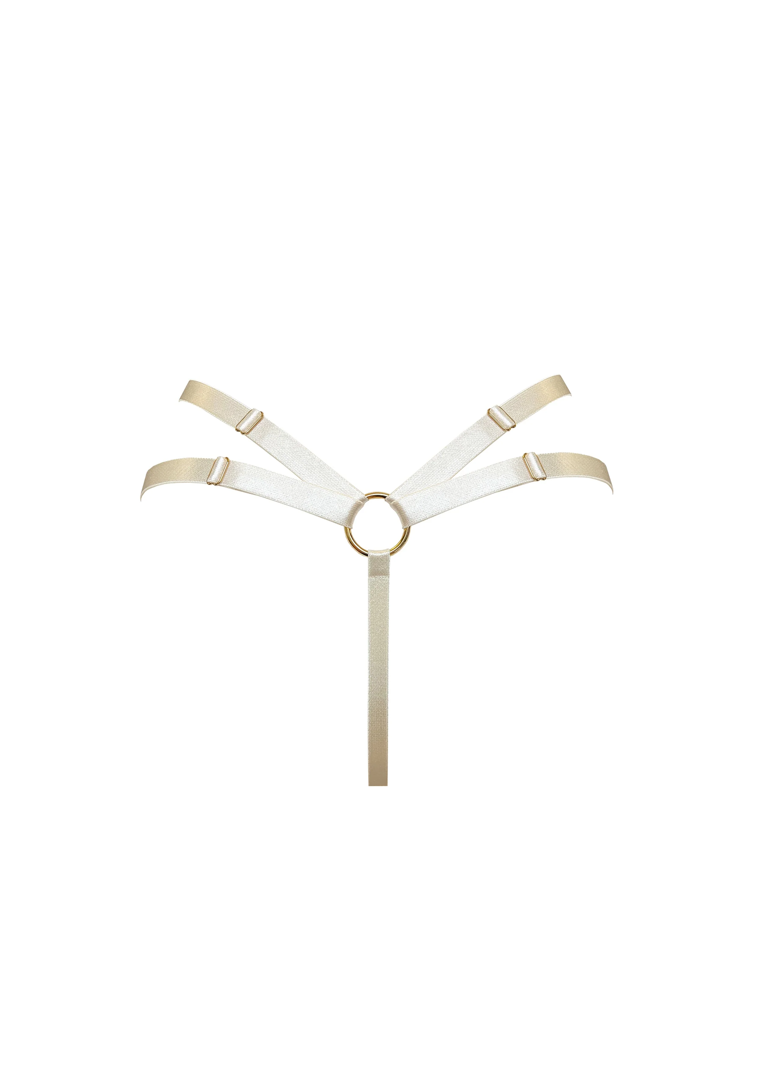 Signature Mesh Harness Thong