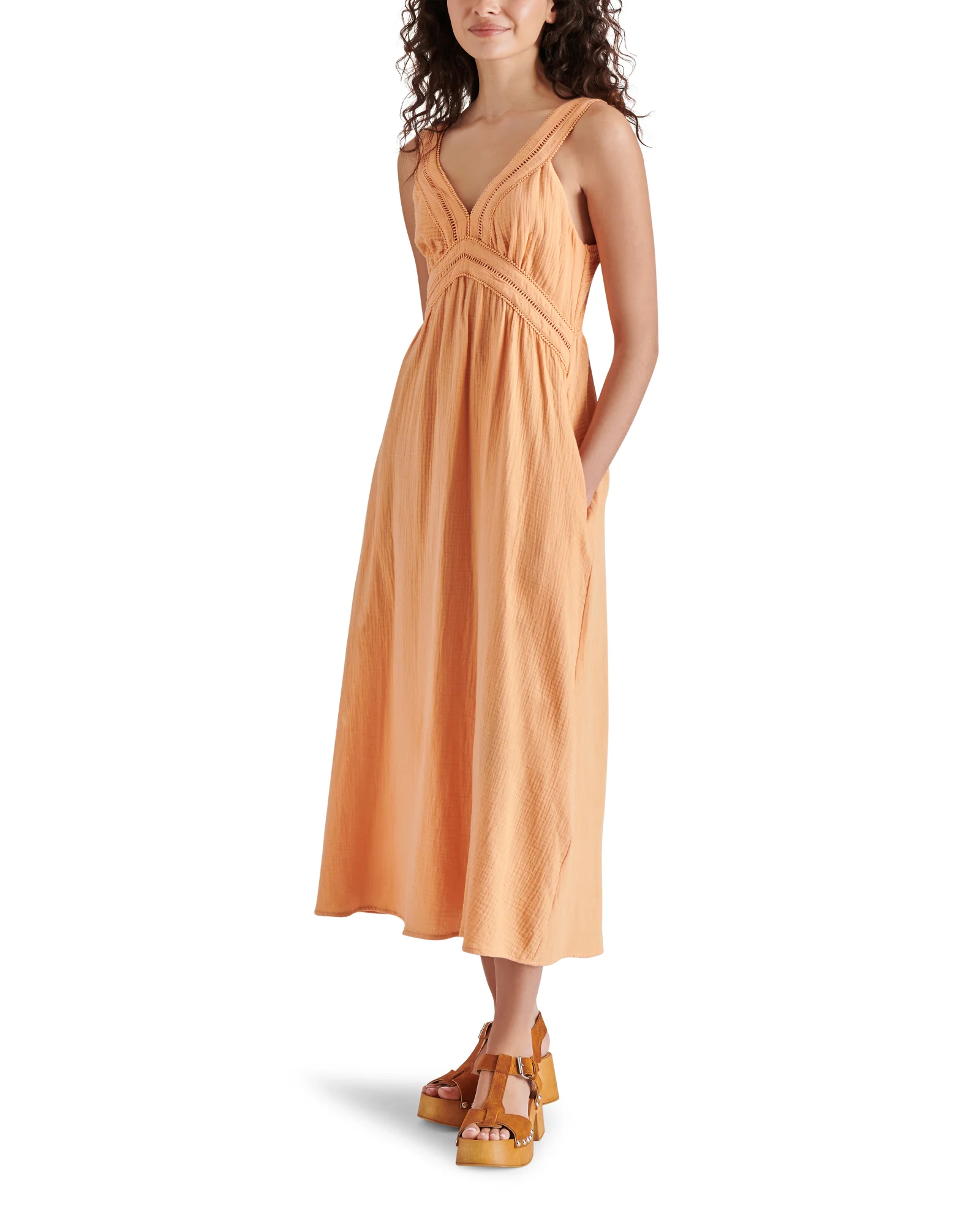 TARYN DRESS PERSIMMON