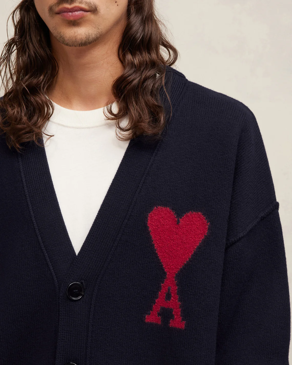 Red Ami de Coeur Cardigan