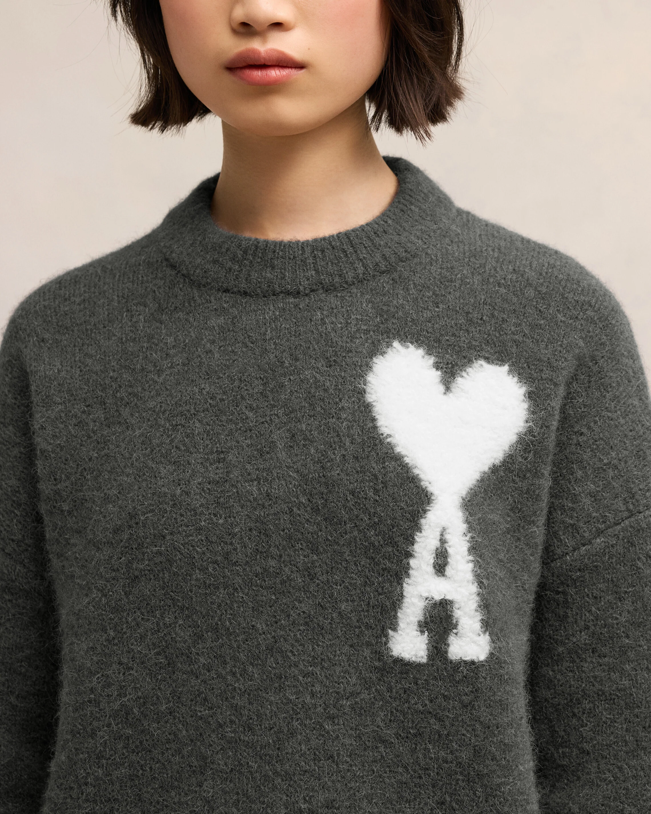 Off-White Ami de Coeur Crew Neck Sweater