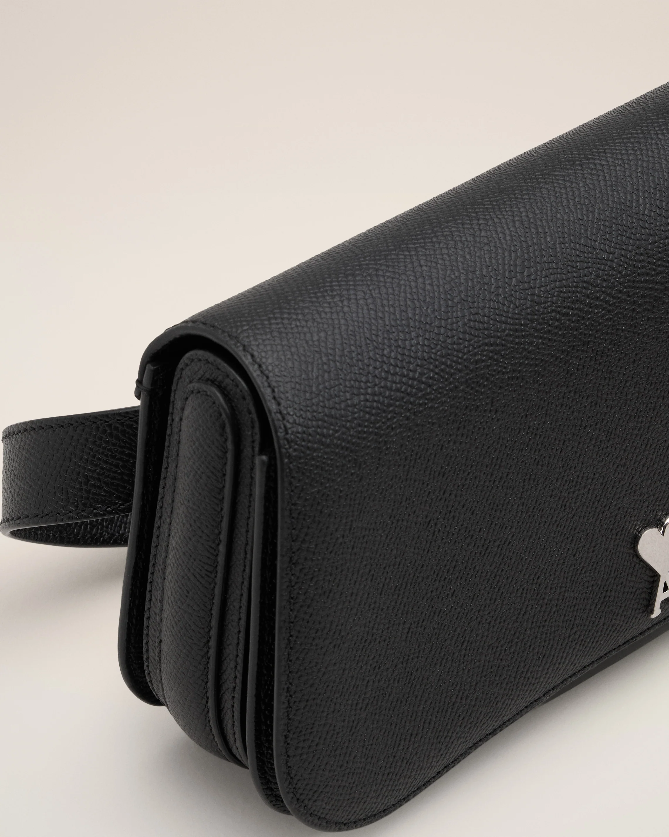 Black Leather Crossbody Paris Paris Bag