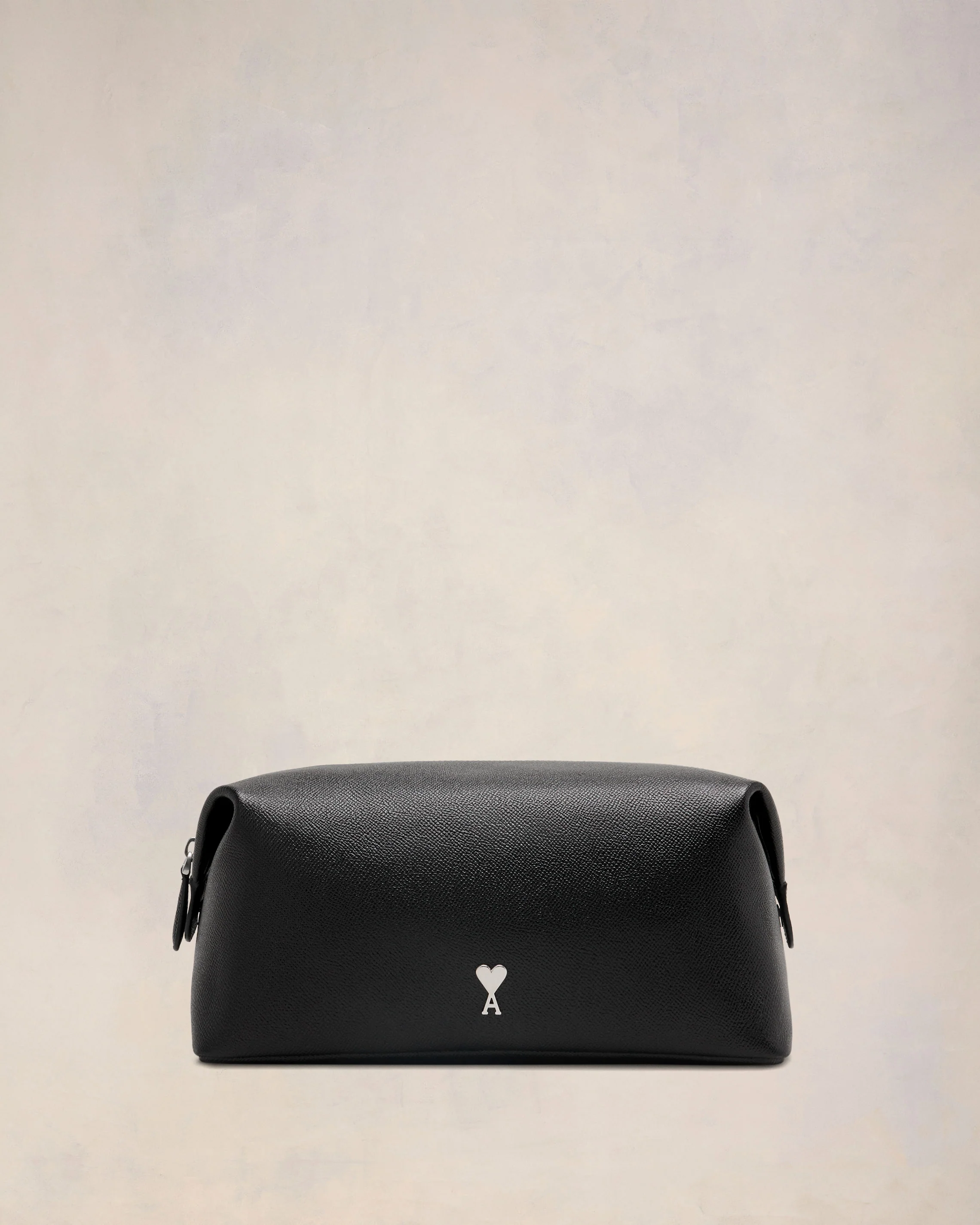 Black Leather Paris Paris Toiletry Pouch