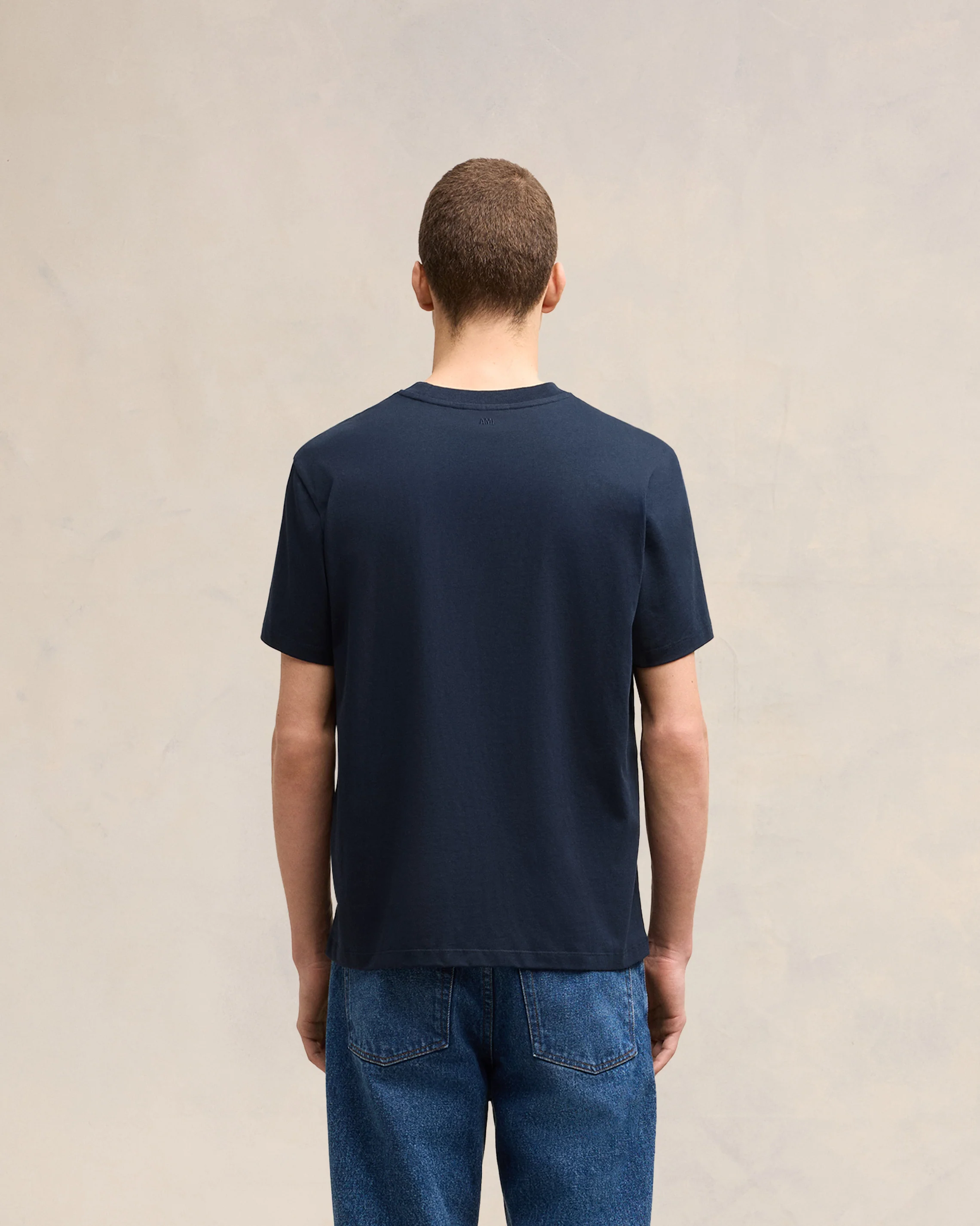 Navy Cotton Ami de Coeur T-Shirt