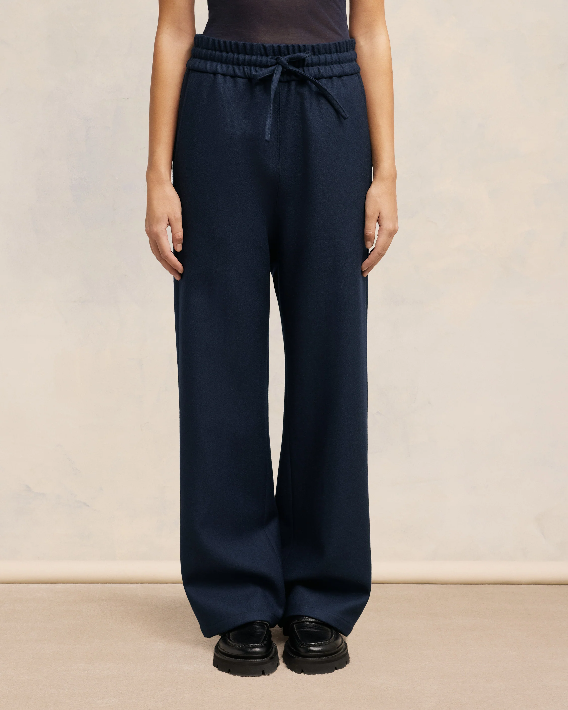 Wide Elasticated Waist Trousers