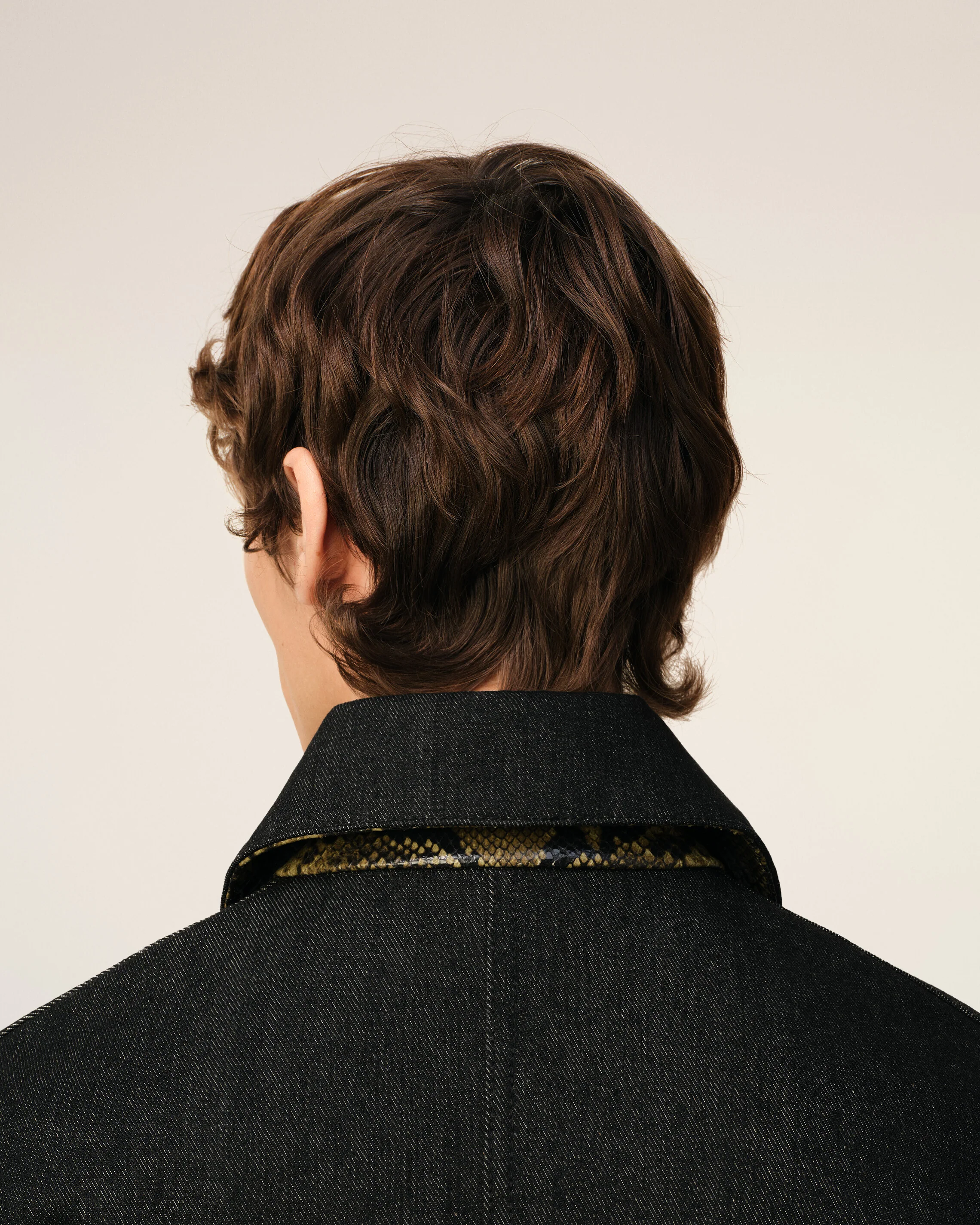 Black Denim Short Jacket