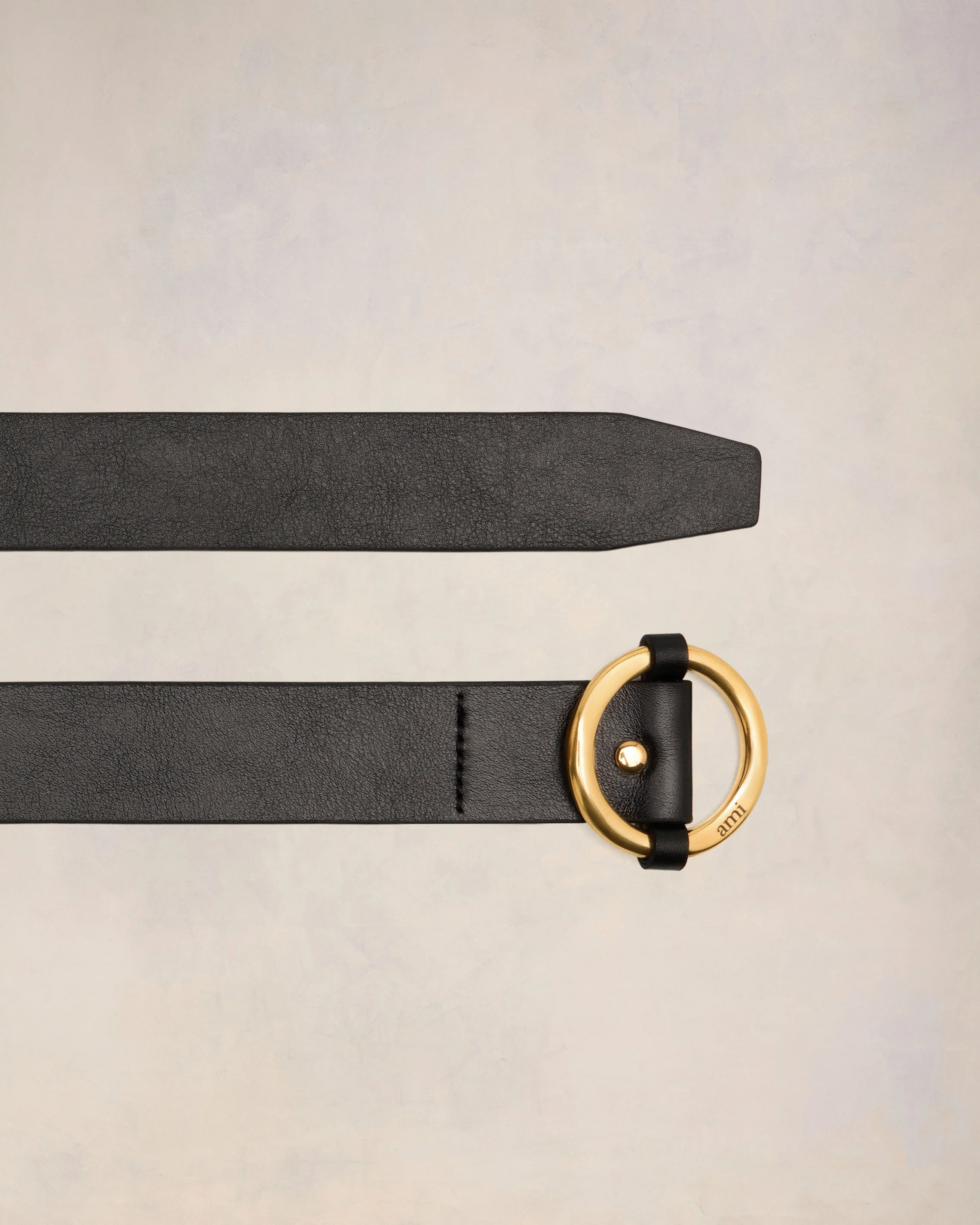 Ami Round Buckle Belt 30 Mm