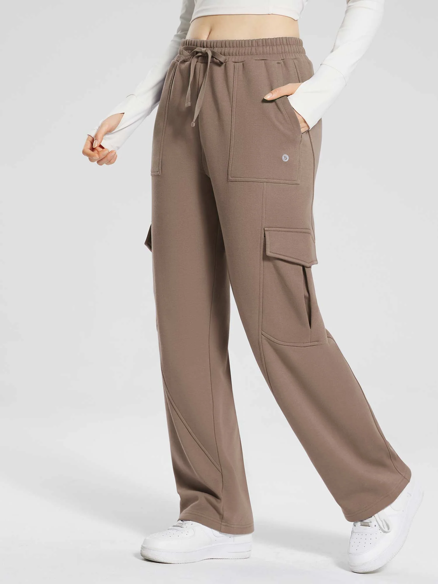 Evergreen Fleece Multi-Pocket Cargo Pants