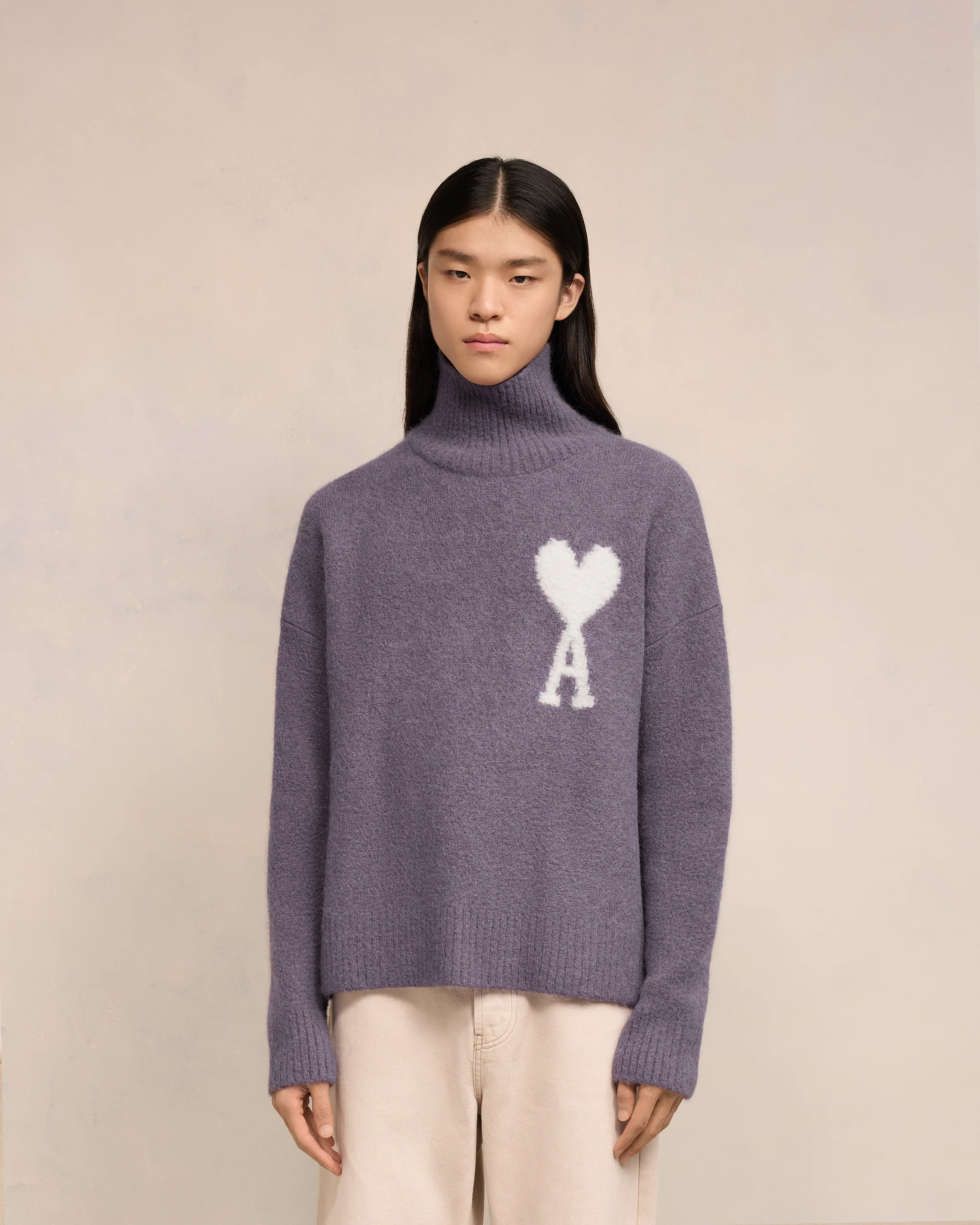 Off-White Ami de Coeur Funnel Neck Sweater