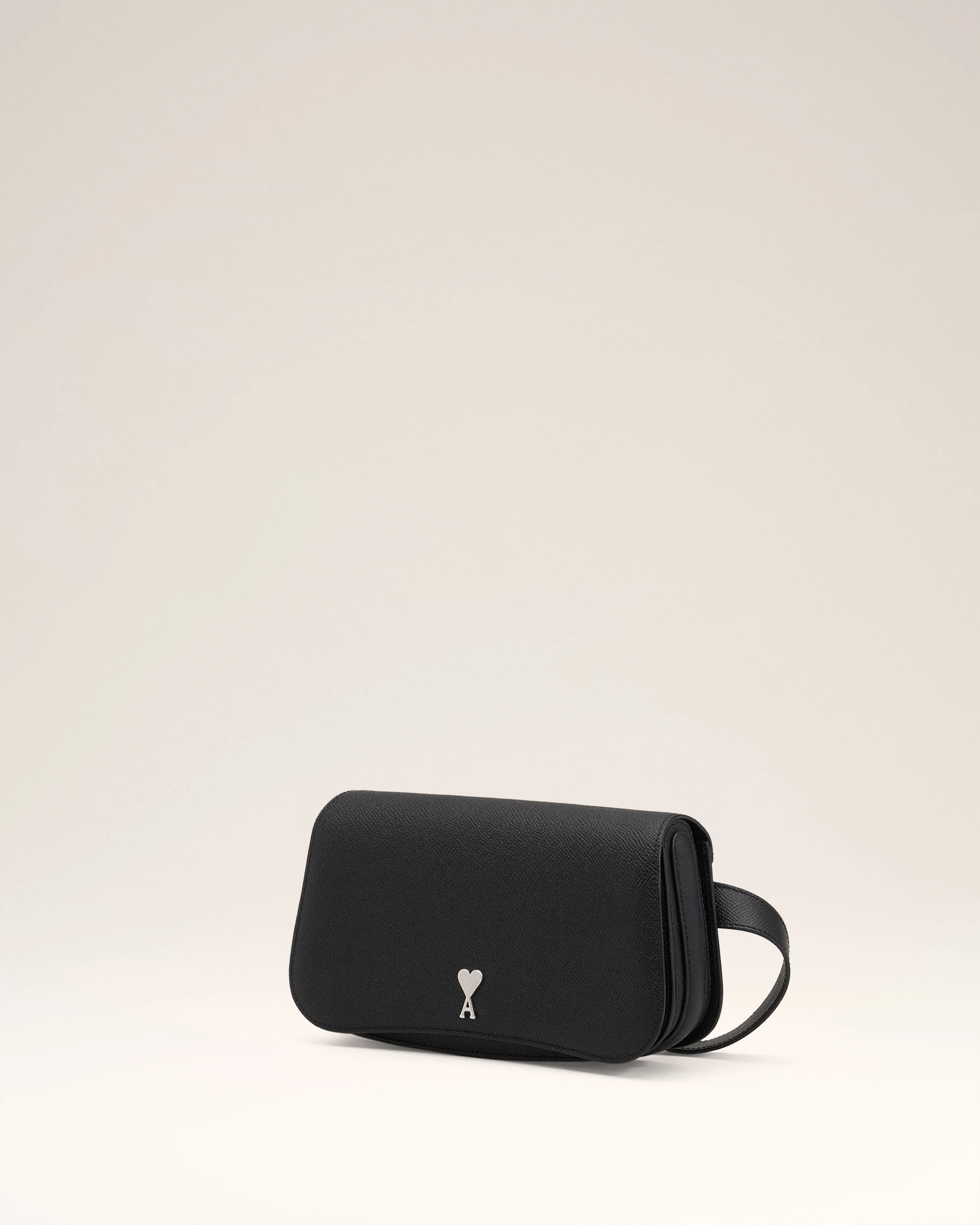 Black Leather Crossbody Paris Paris Bag