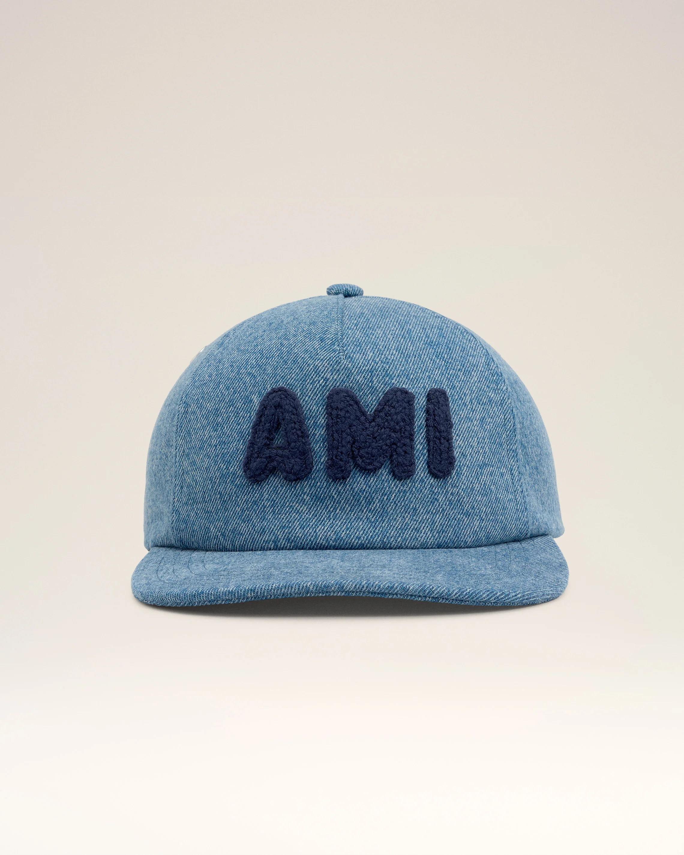 Blue Cotton Ami Paris Patch Trucker Cap