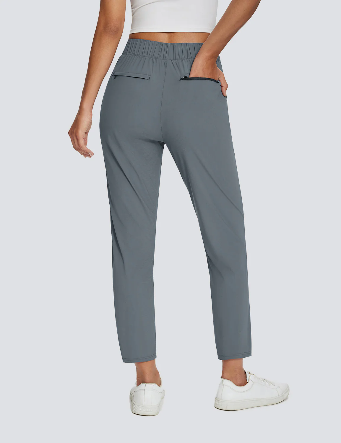 Flyleaf Ankle-length High-rise Pants