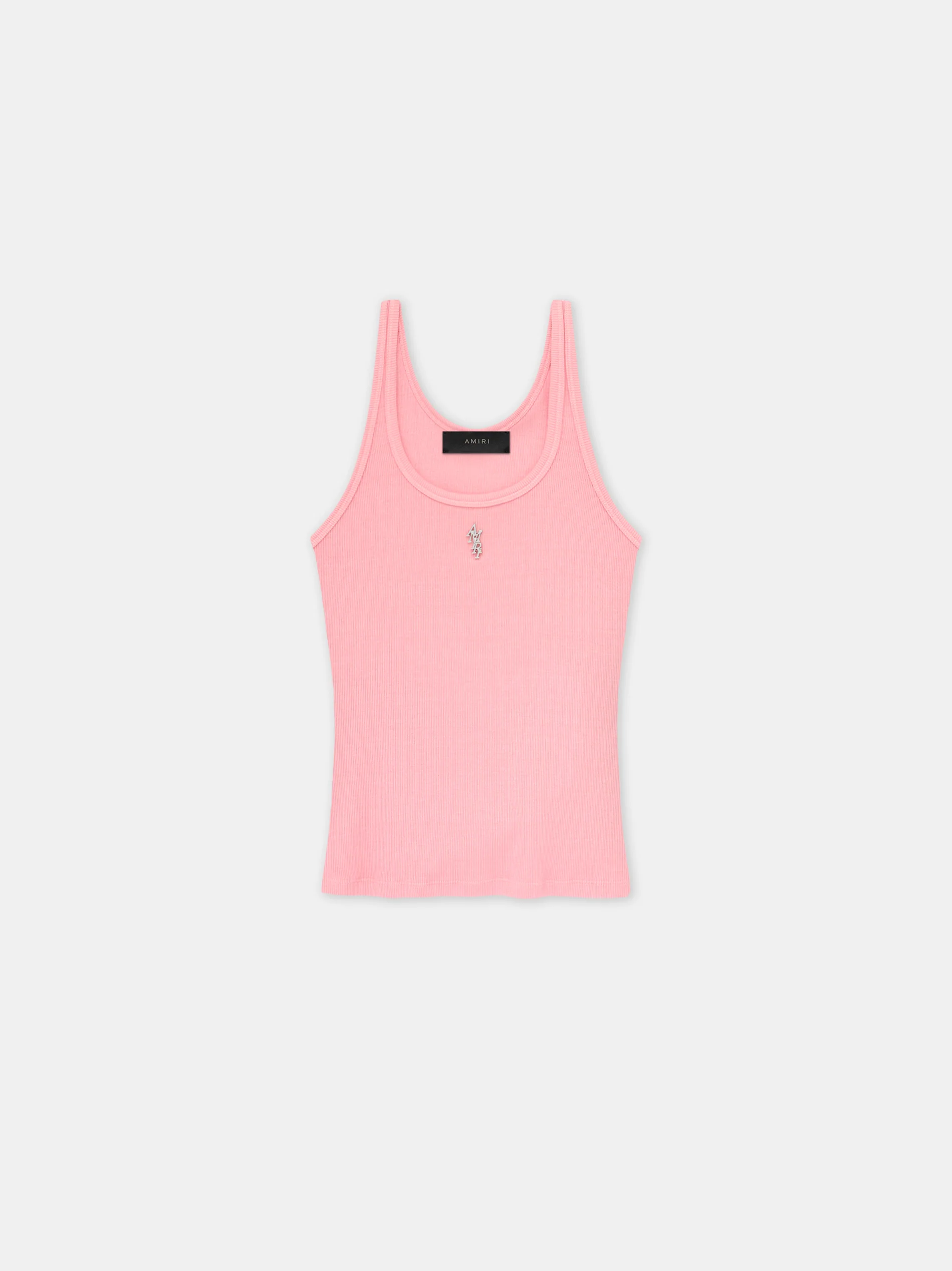 WOMEN - WOMEN'S AMIRI STACKED RIBBED TANK - Flamingo Pink