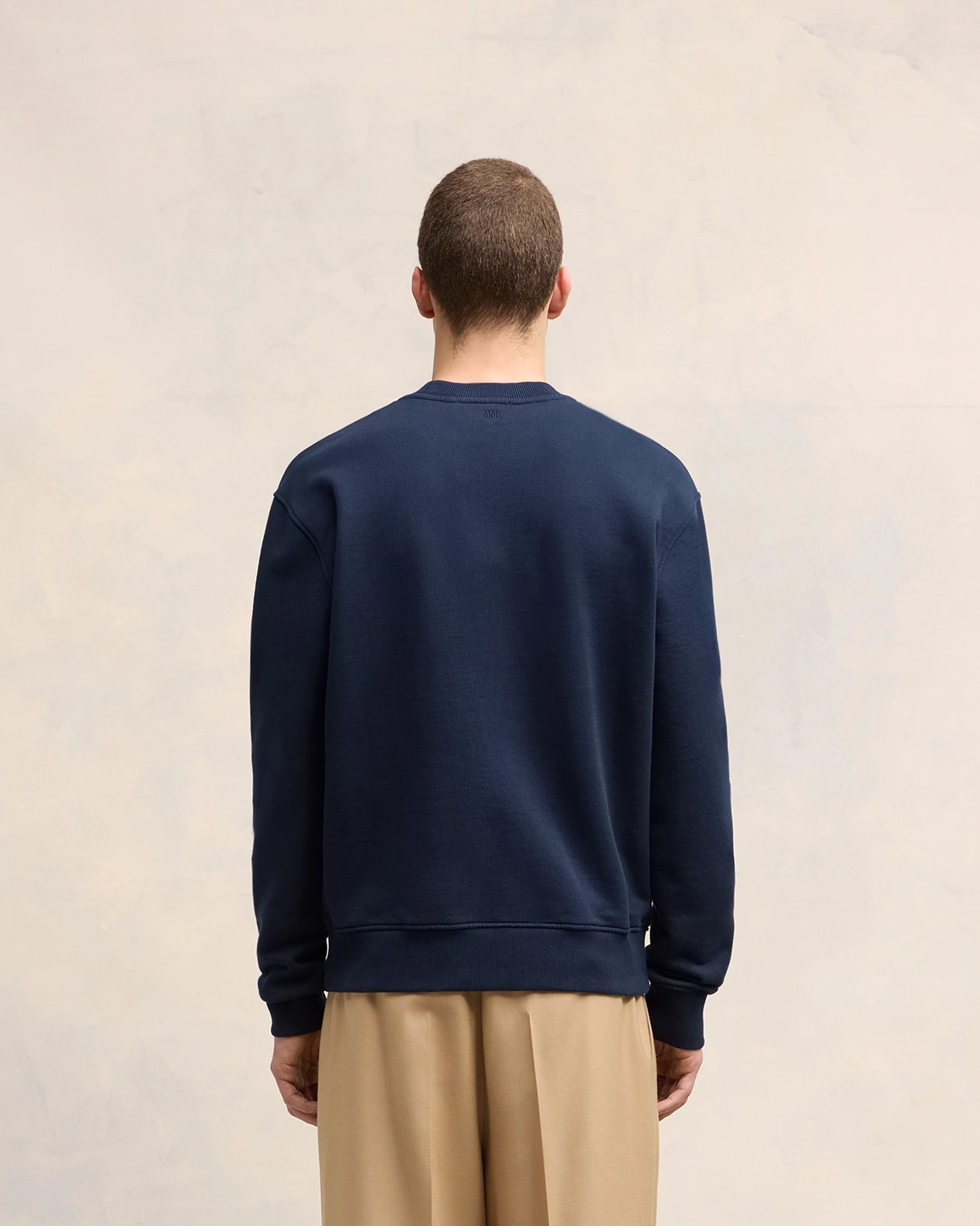 Navy Cotton Ami de Coeur Sweatshirt