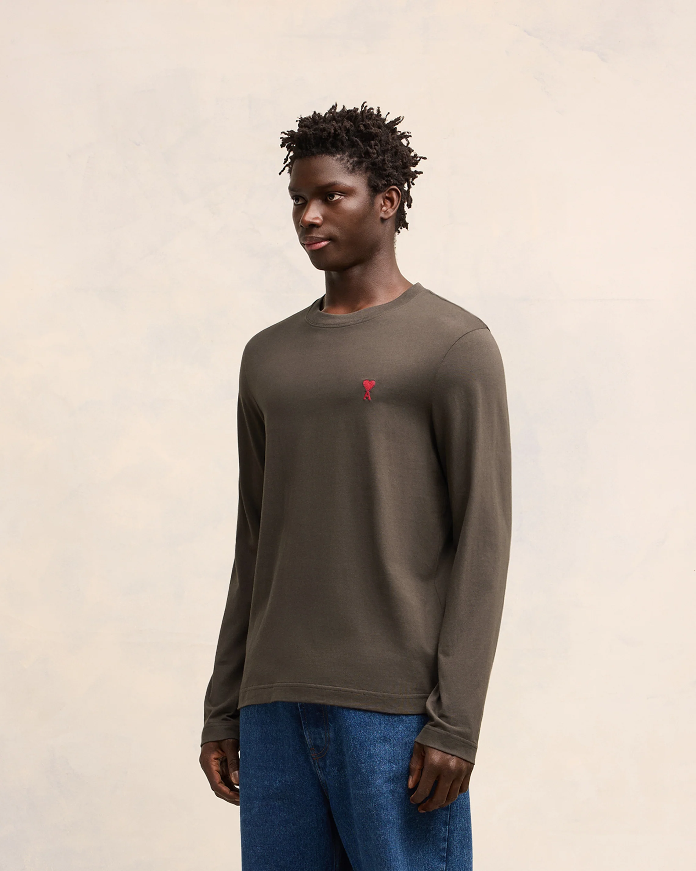 Red Ami de Coeur Longlseeves T-shirt