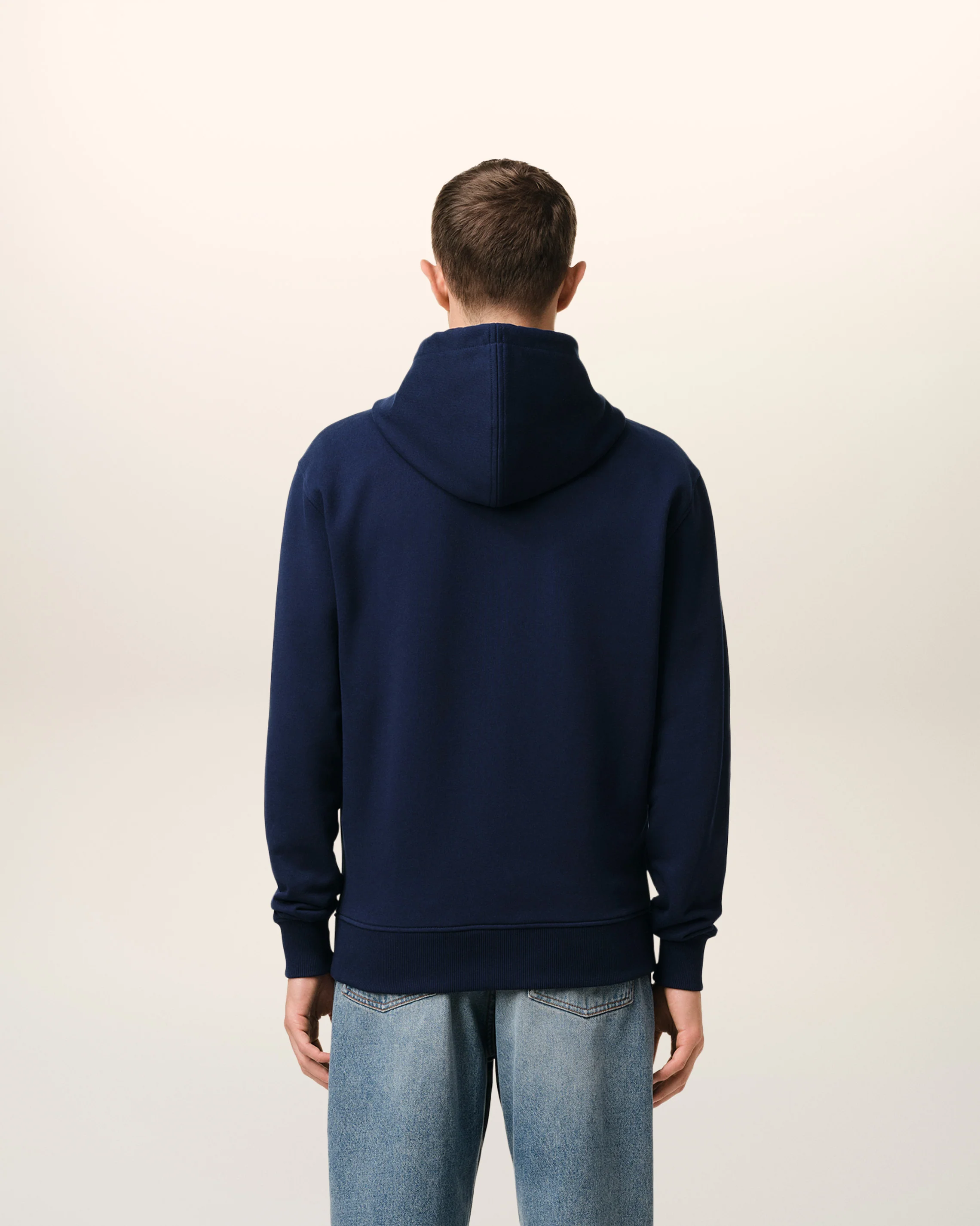 Navy Cotton Ami de Coeur Hoodie
