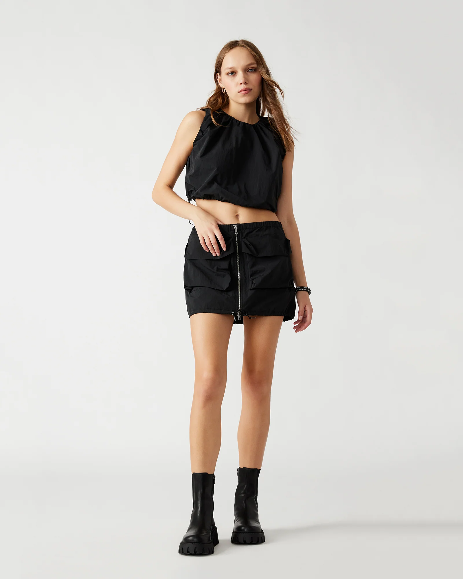 VESPER MINI SKIRT BLACK