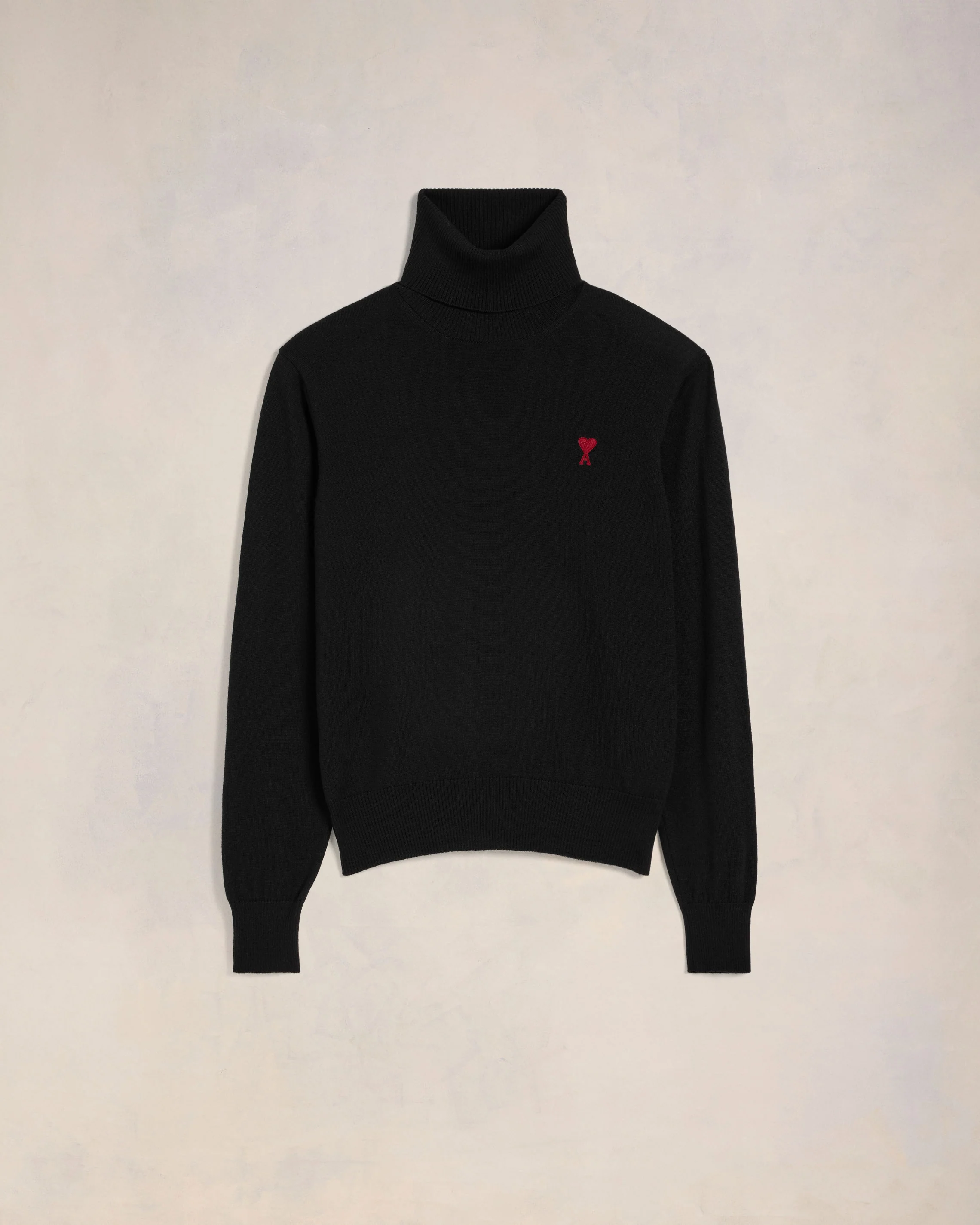 Red Ami de Coeur Turtle Neck Sweater