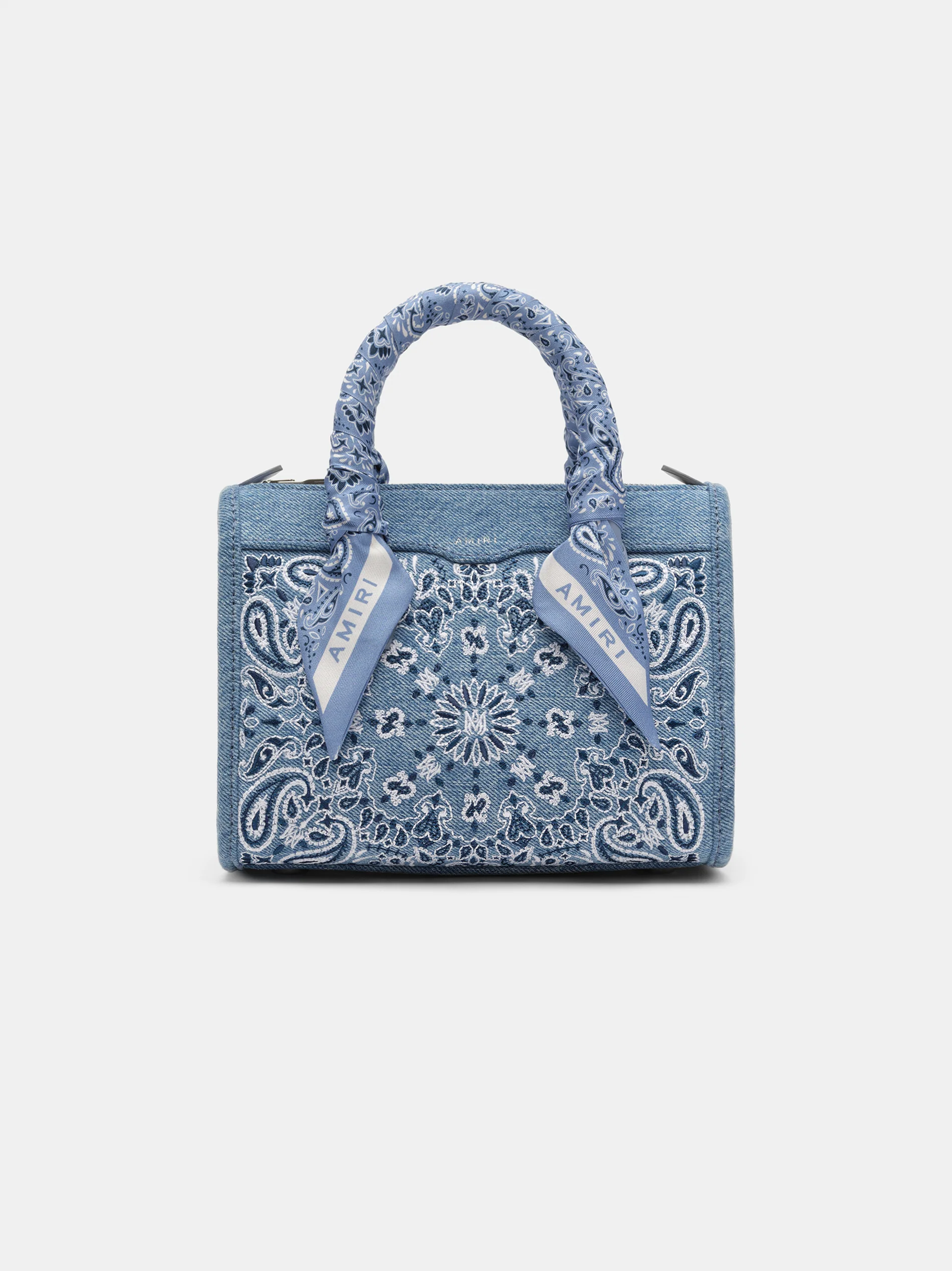 WOMEN -  BANDANA MICRO TRIANGLE BAG - True Blue