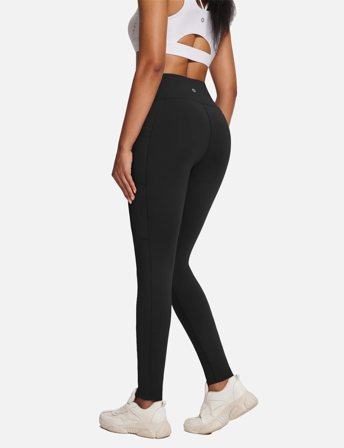 Laureate High-Rise Zipper Pockets Thermal Leggings