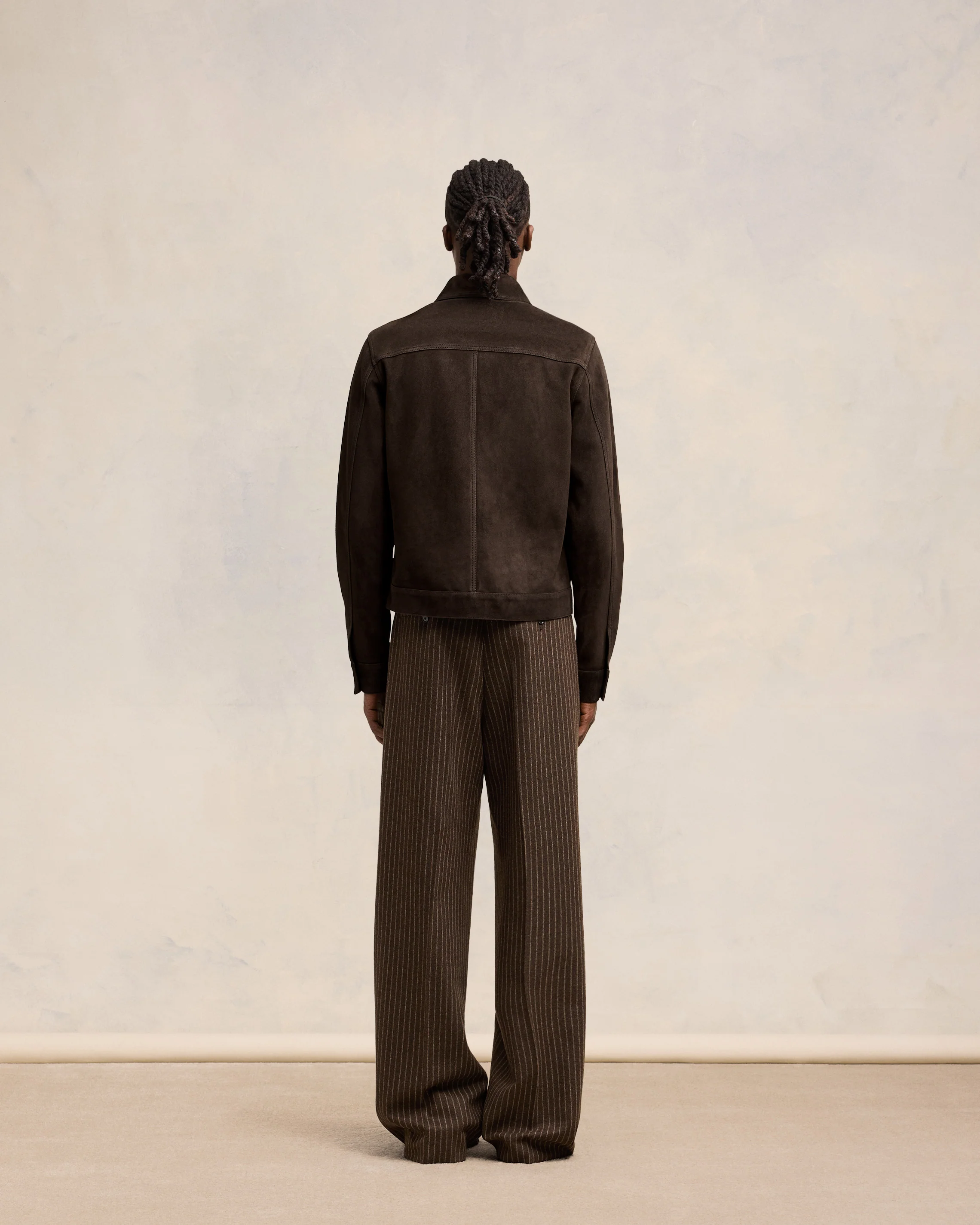 Leather Buttoned Overshirt