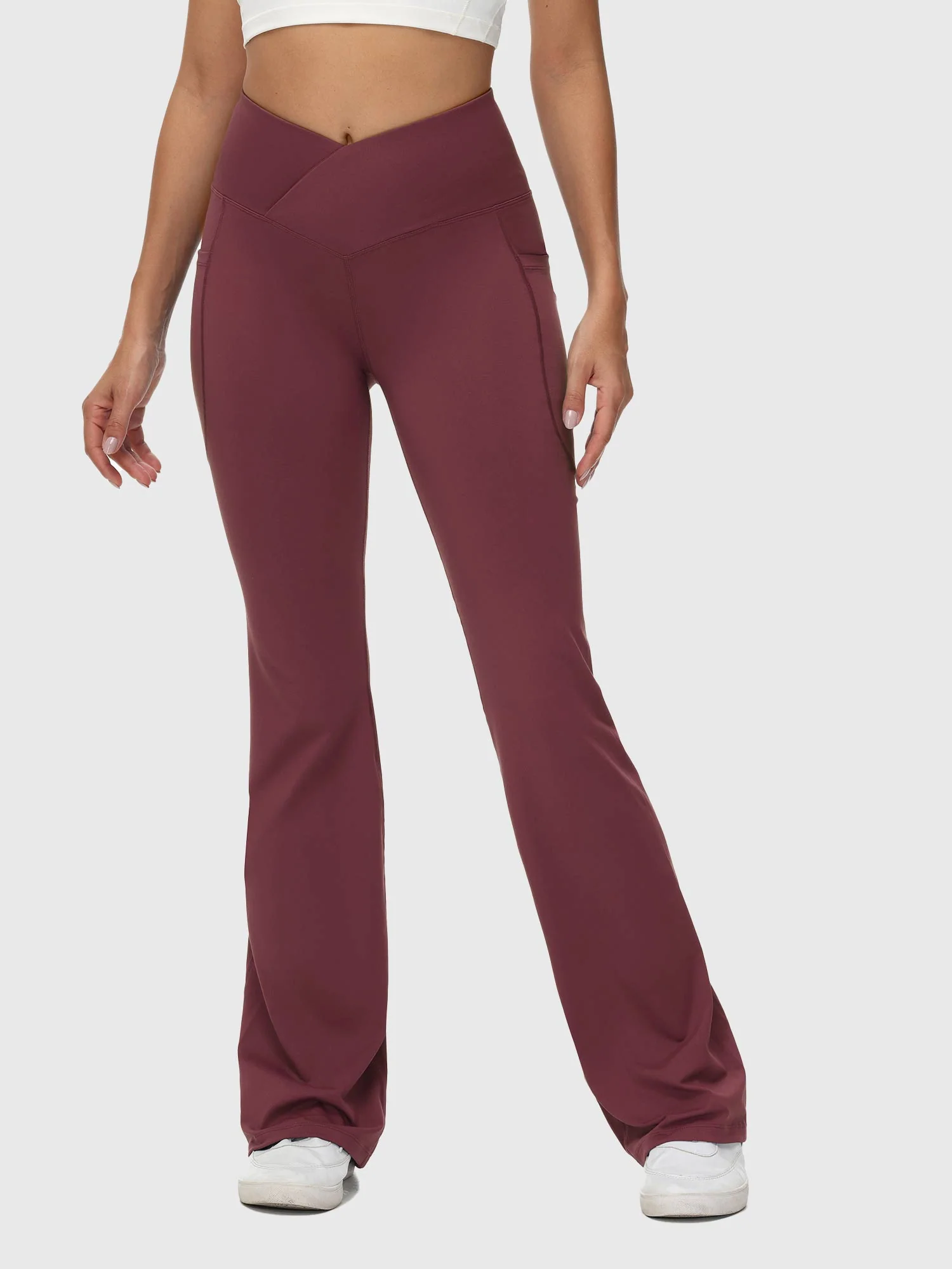Laureate 34 Crossover High Rise Flared Pants