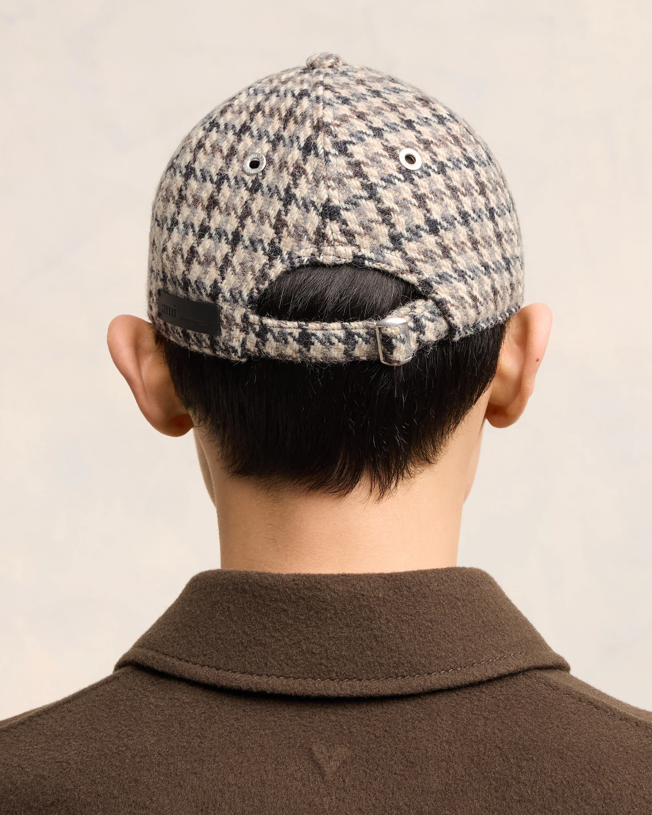 Ami Alexandre Mattiussi Leather Patch Cap