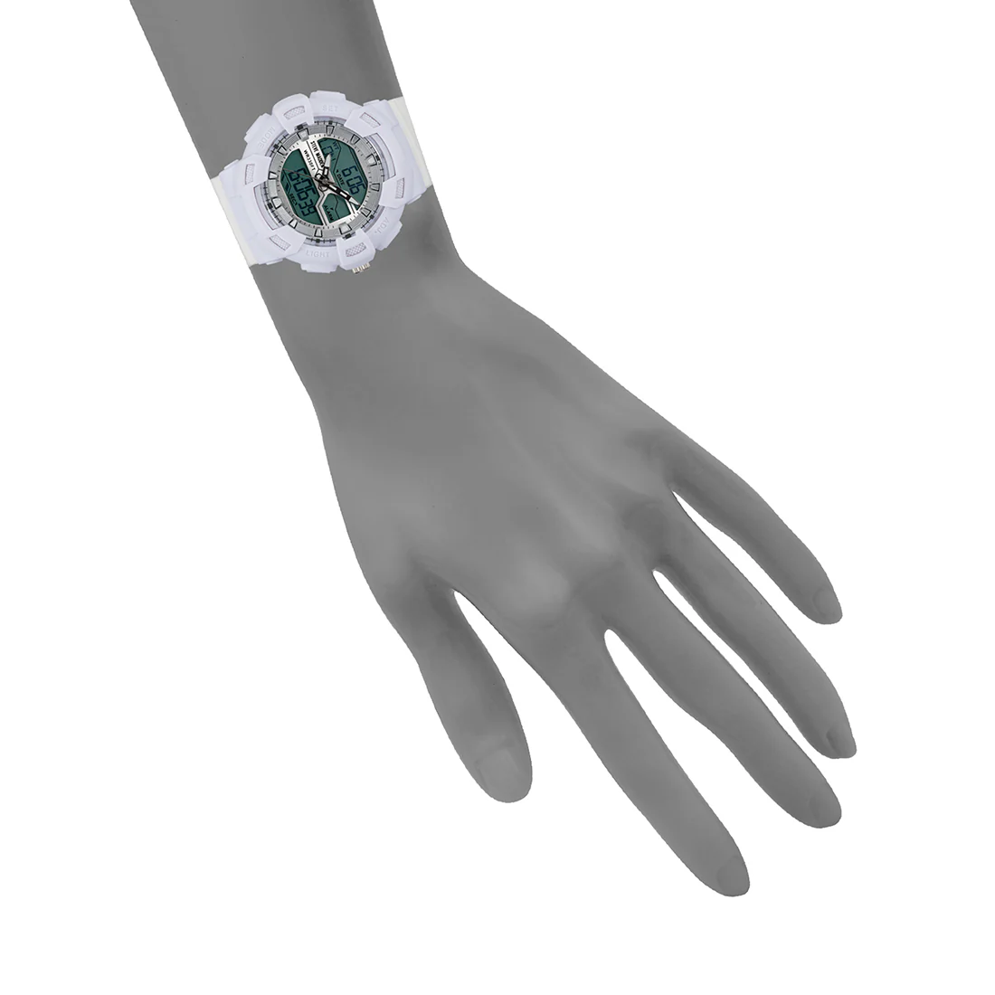 OVERSIZED SPORT WATCH WHITE MULTI