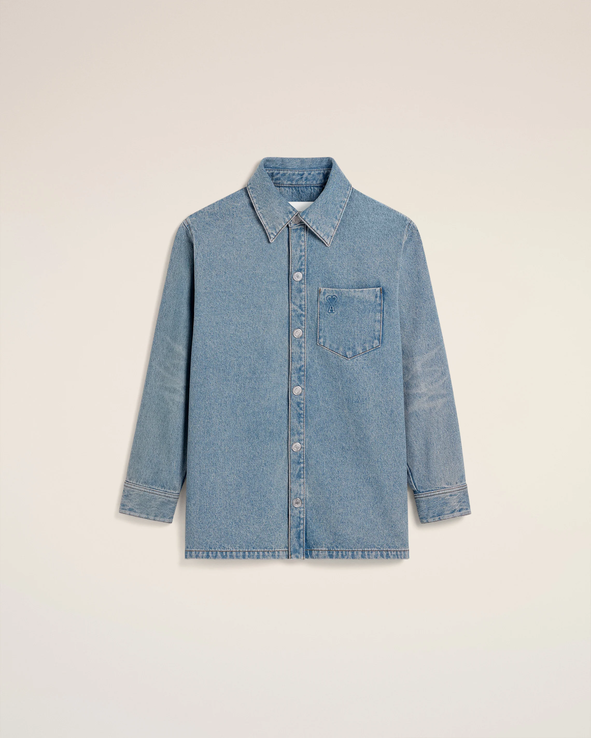 Blue Cotton Ami de Coeur Overshirt