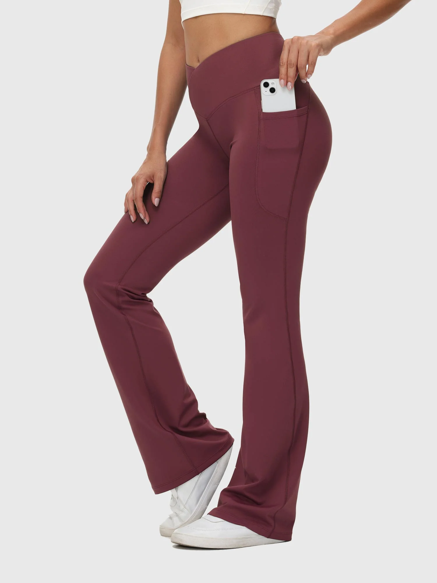 Laureate 34 Crossover High Rise Flared Pants