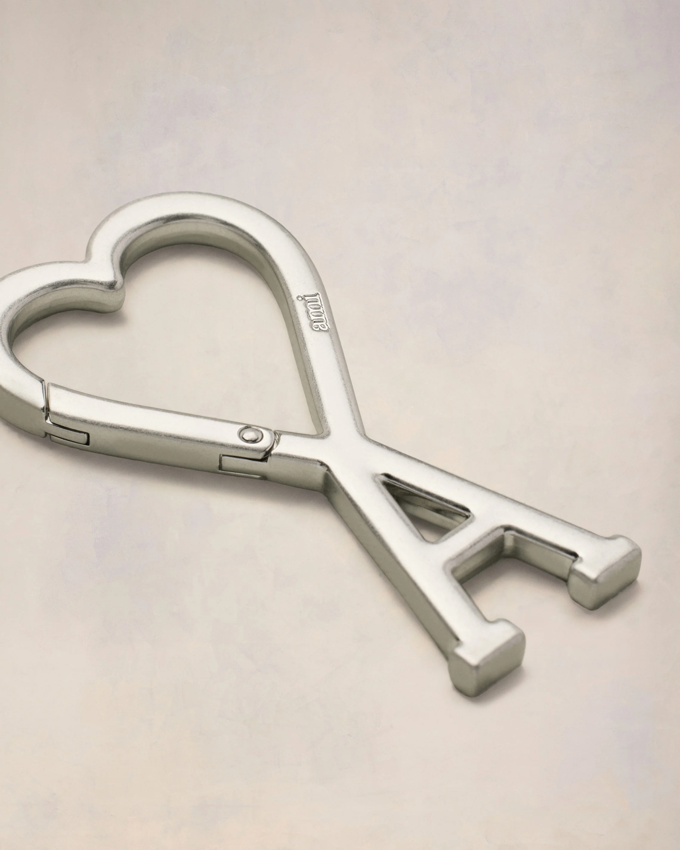 Silver Ami de Coeur Hook Keyring
