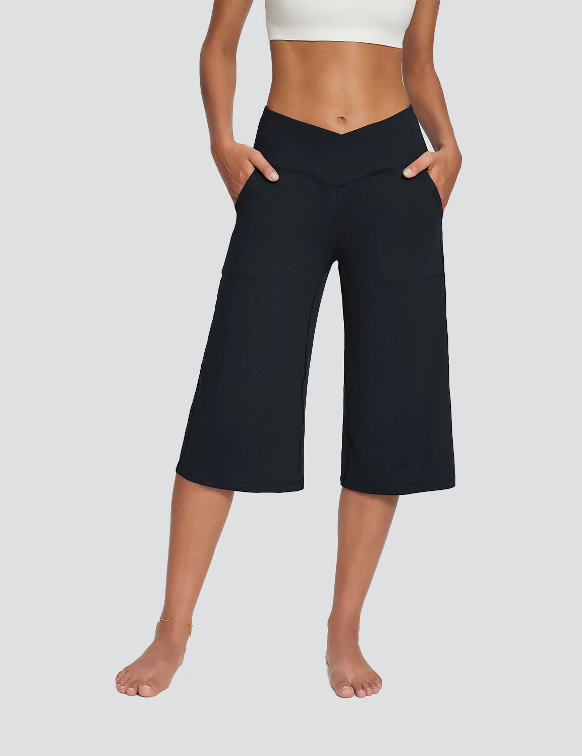 Laureate Crossover High Rise Wide-leg Pants