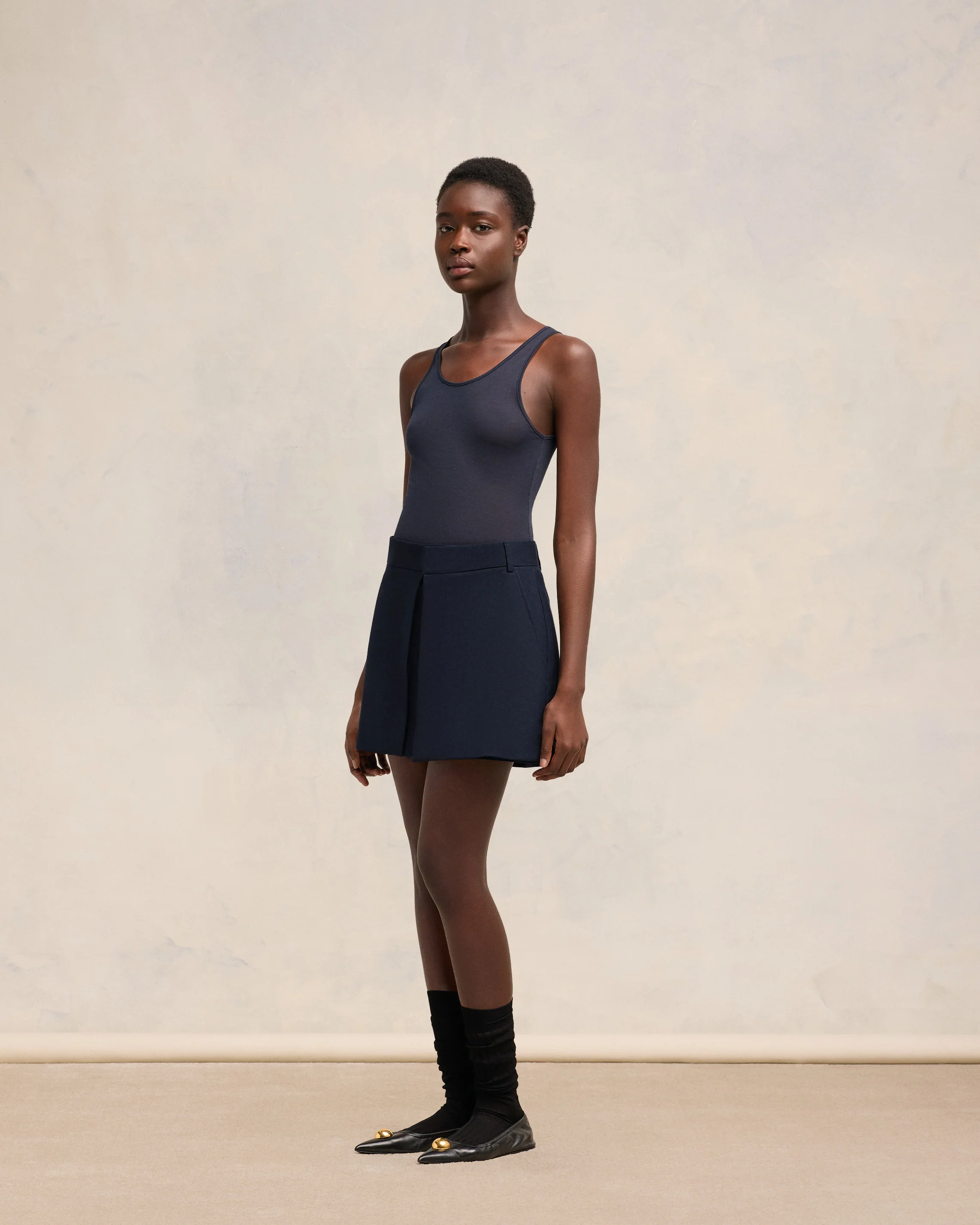 Mini Skirt With Panels