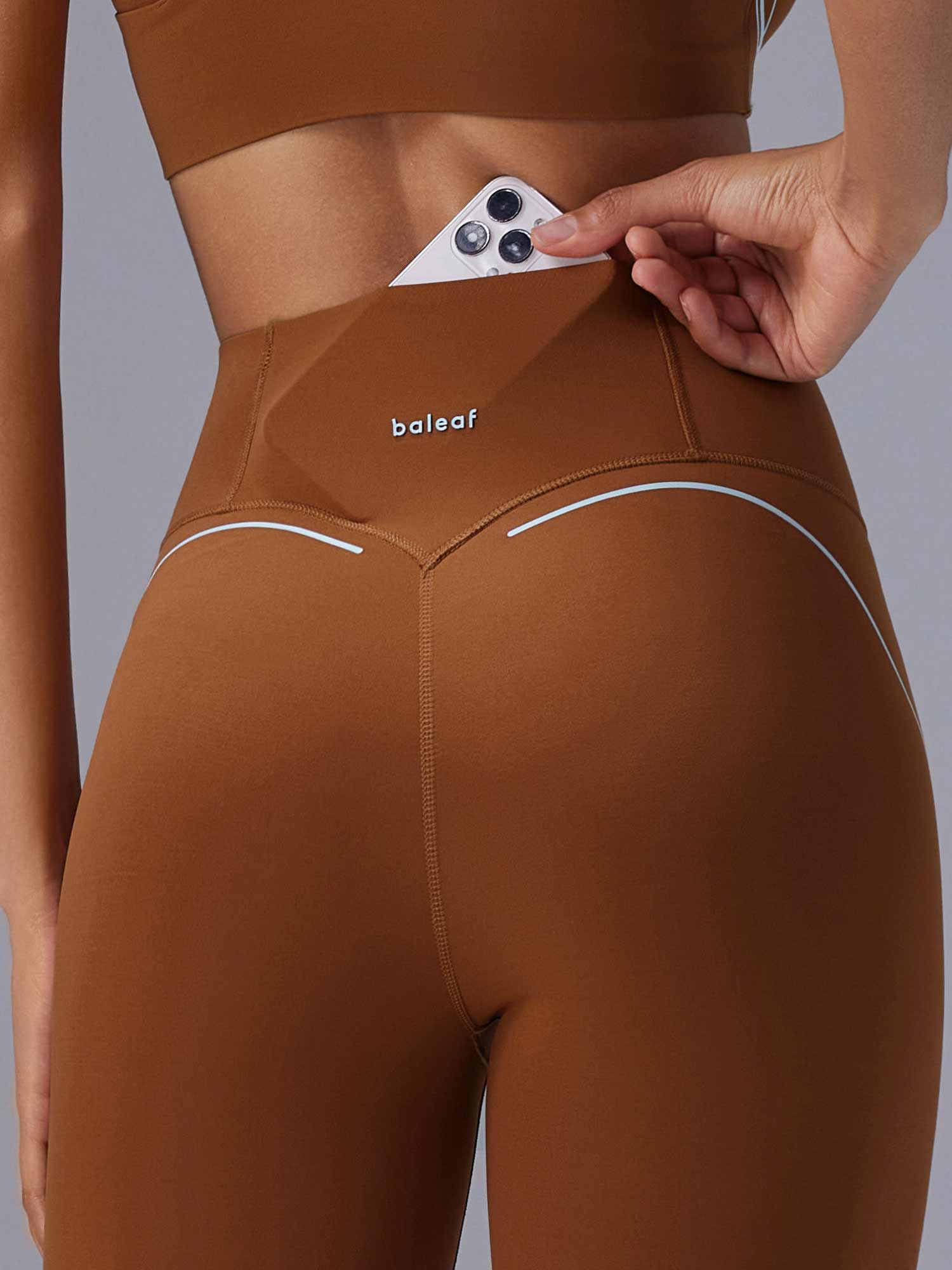 Freeleaf 25 High Rise Stripe Print Leggings