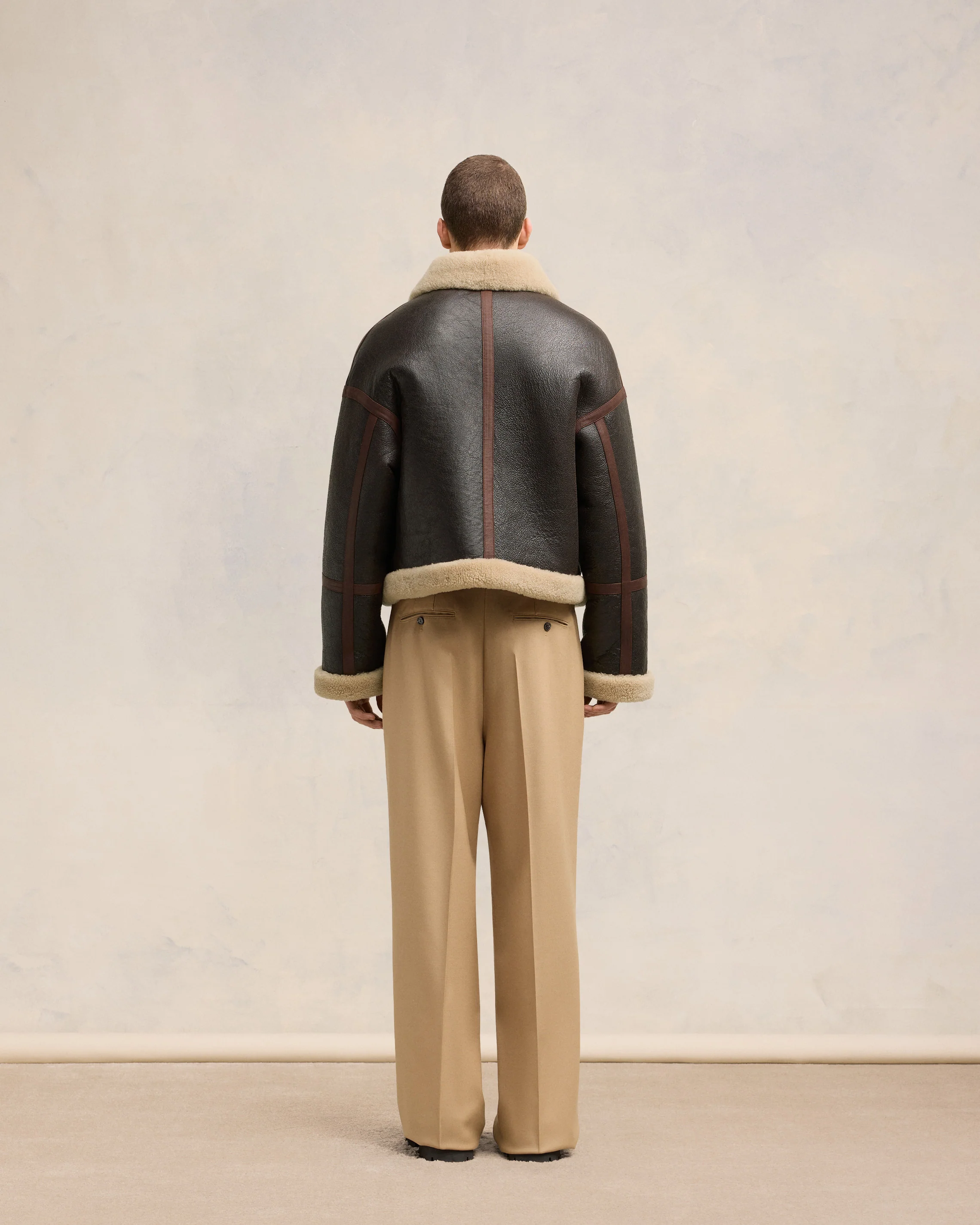 Shearling Zipped Jacket