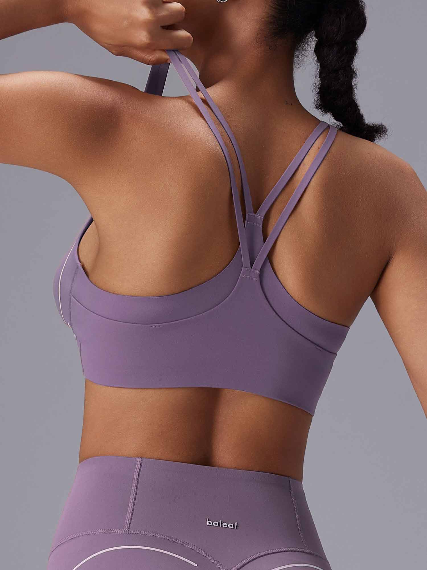 Freeleaf Printed Spaghetti Strap Sports Bra