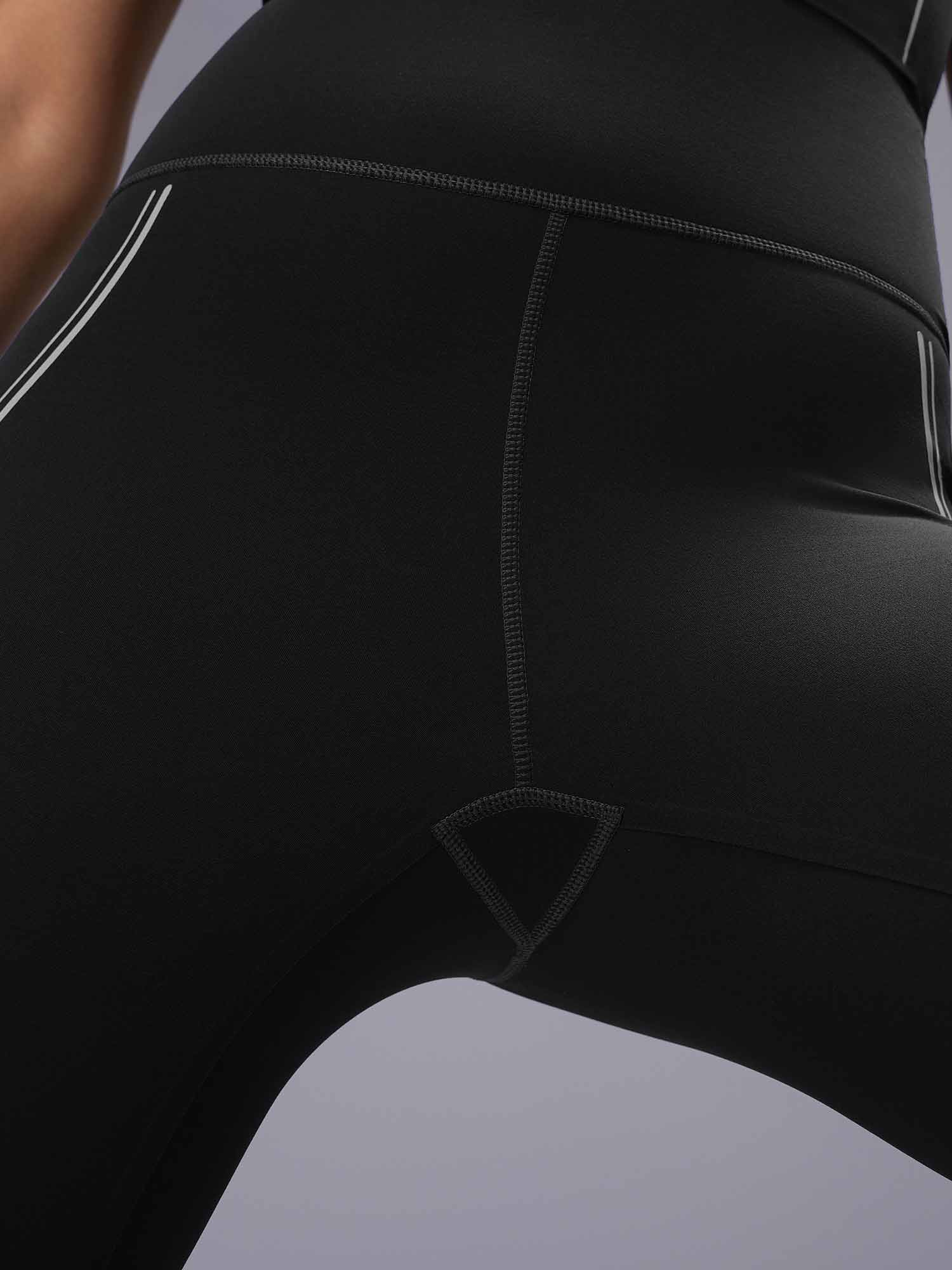 Freeleaf 19 High Rise Stripe Print Capris