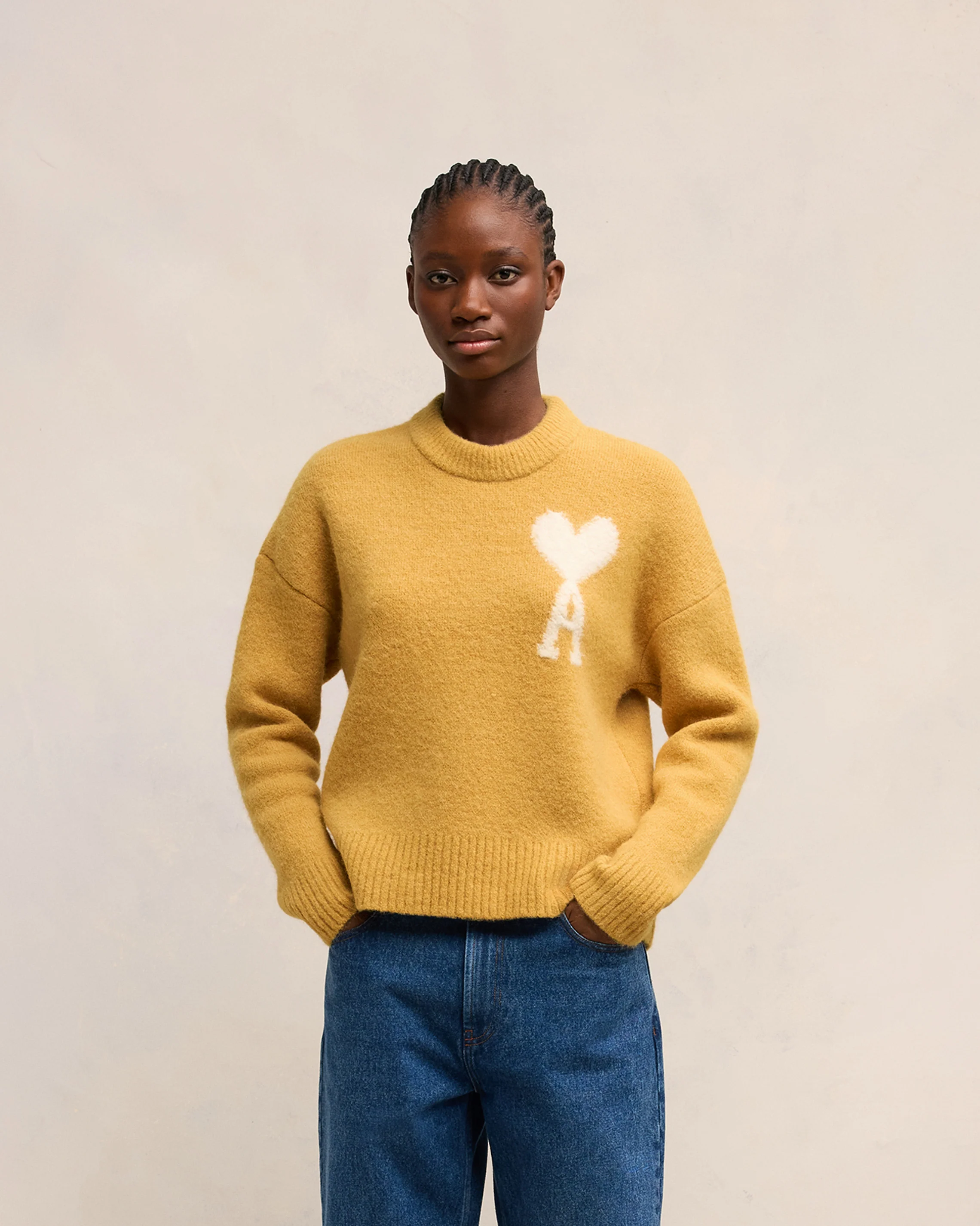 Off-White Ami de Coeur Crew Neck Sweater