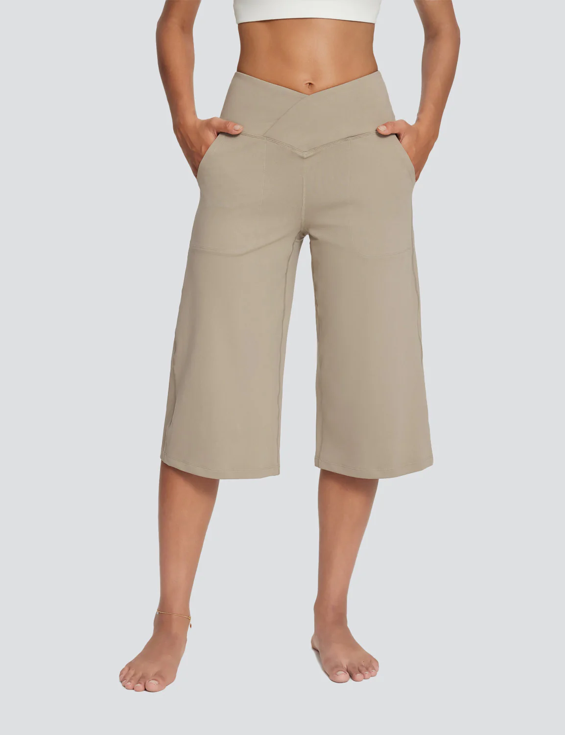 Laureate Crossover High Rise Wide-leg Pants