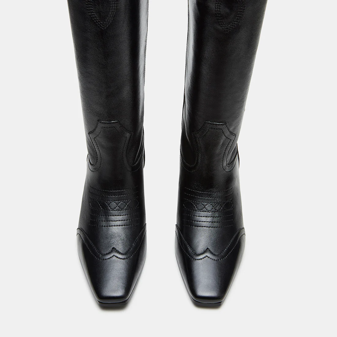 DOLLIE BLACK LEATHER