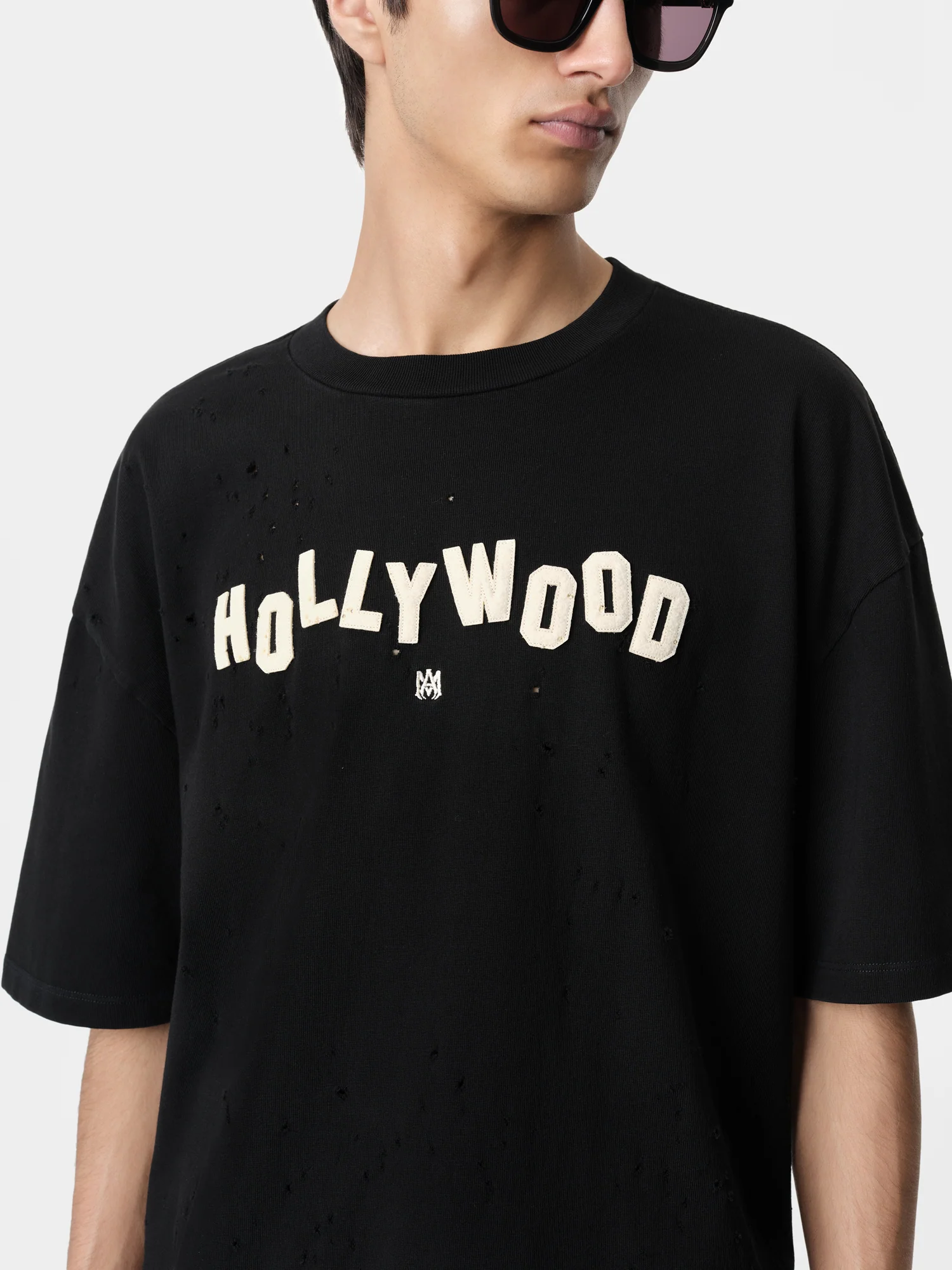 HOLLYWOOD SHOTGUN OVERSIZED TEE - Black