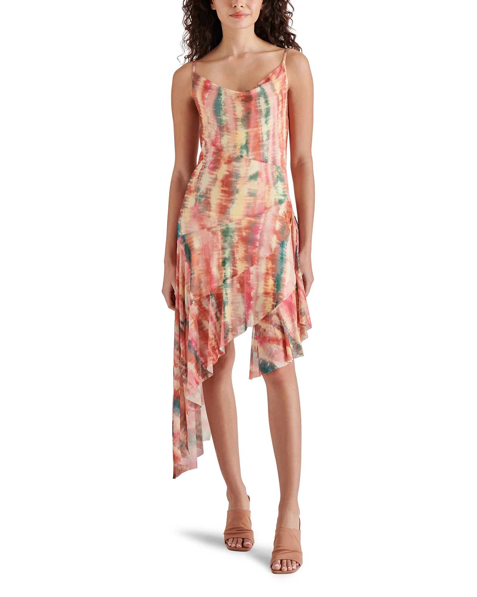 CALLA DRESS ORANGE MULTI