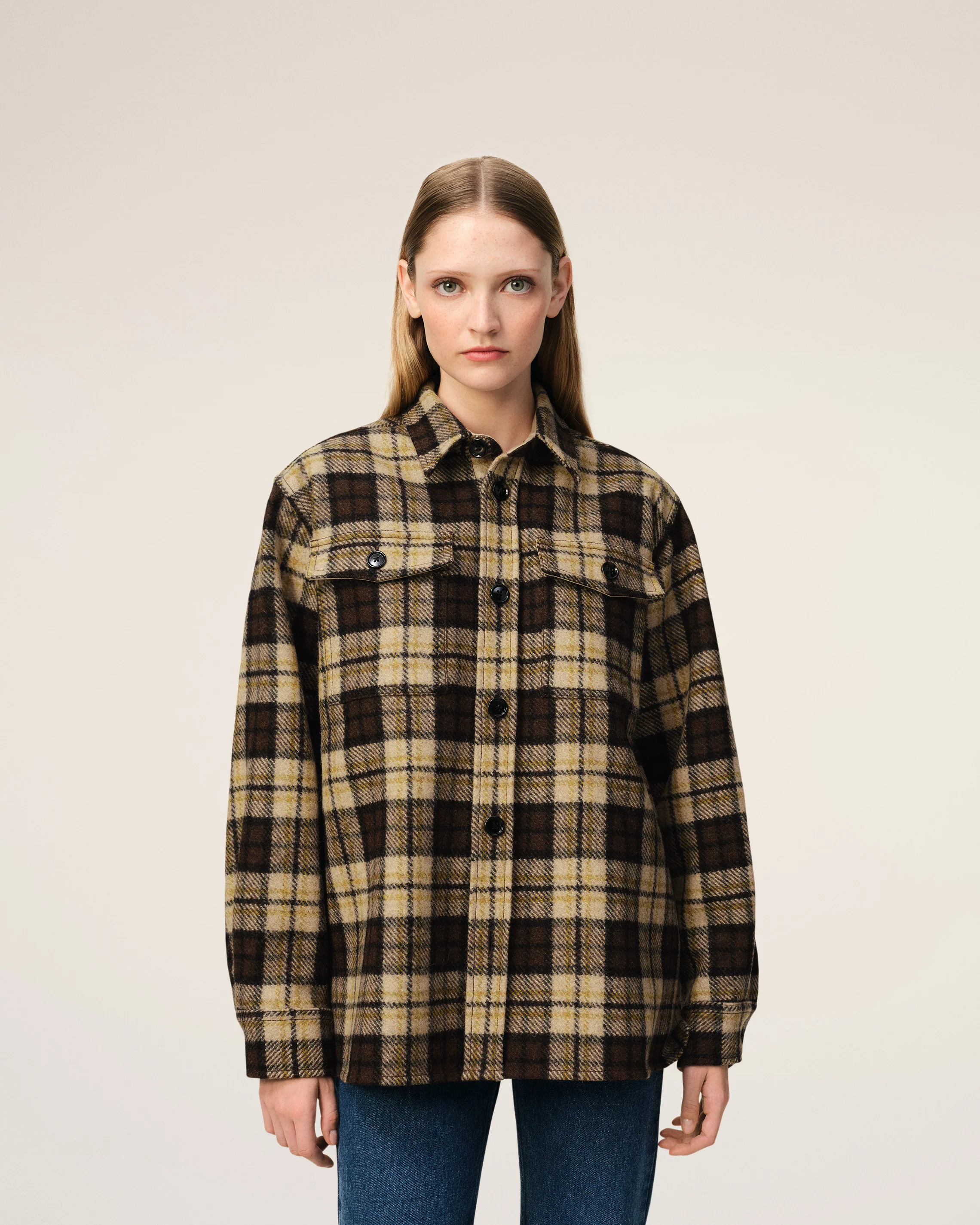 Overshirt With Chest Pocket